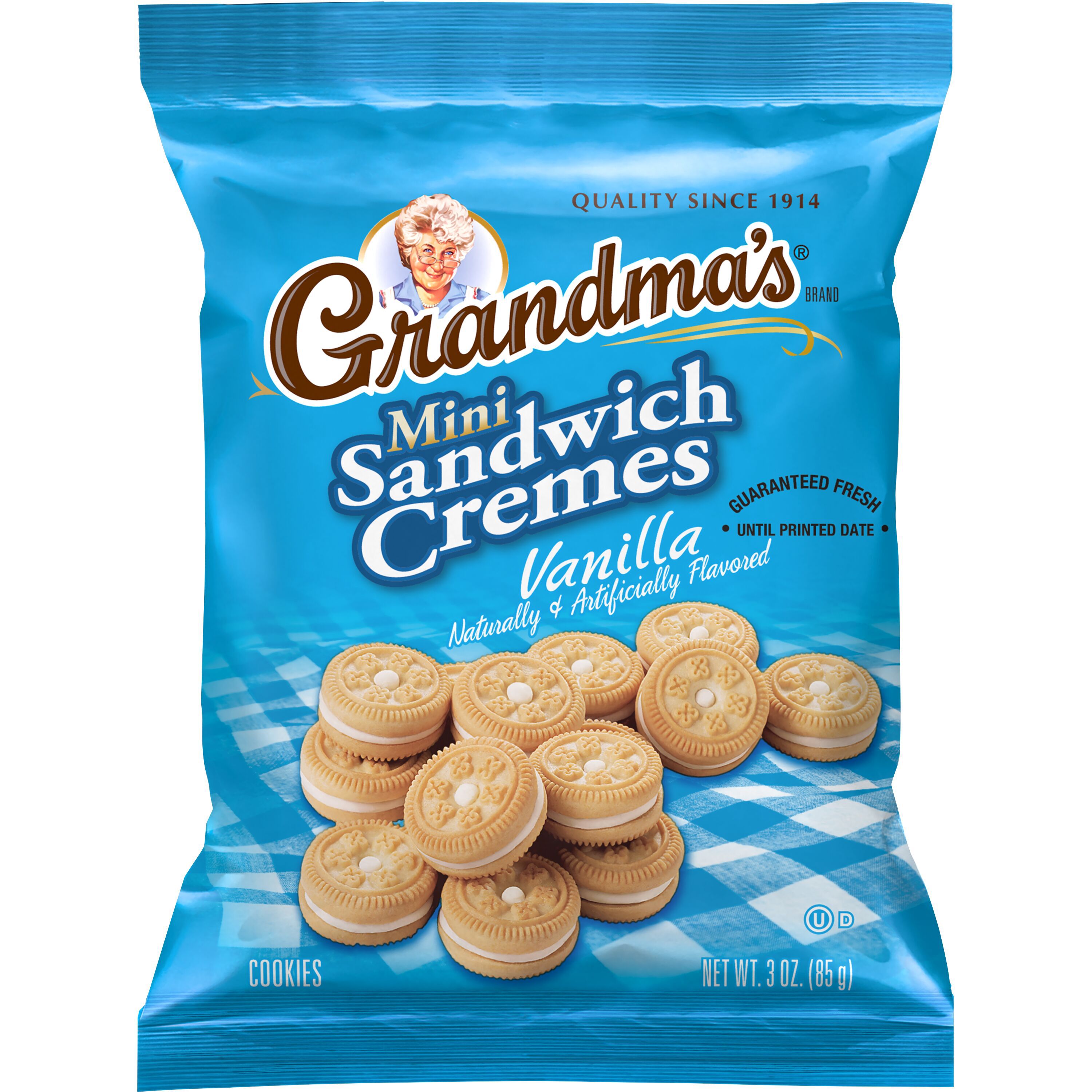 Grandma's, Vanilla Naturally & Artificially Flavored, Mini Sandwich Cremes, Cookies thumbnail