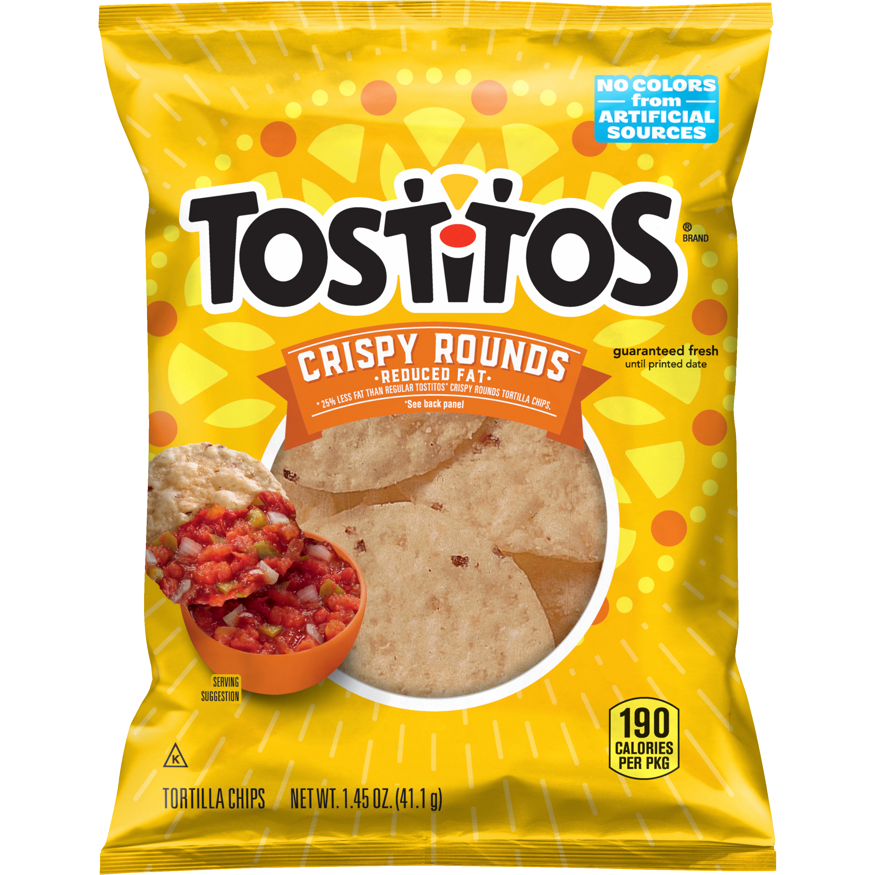 Tostitos, Crispy Rounds, Reduced Fat, Tortilla Chips