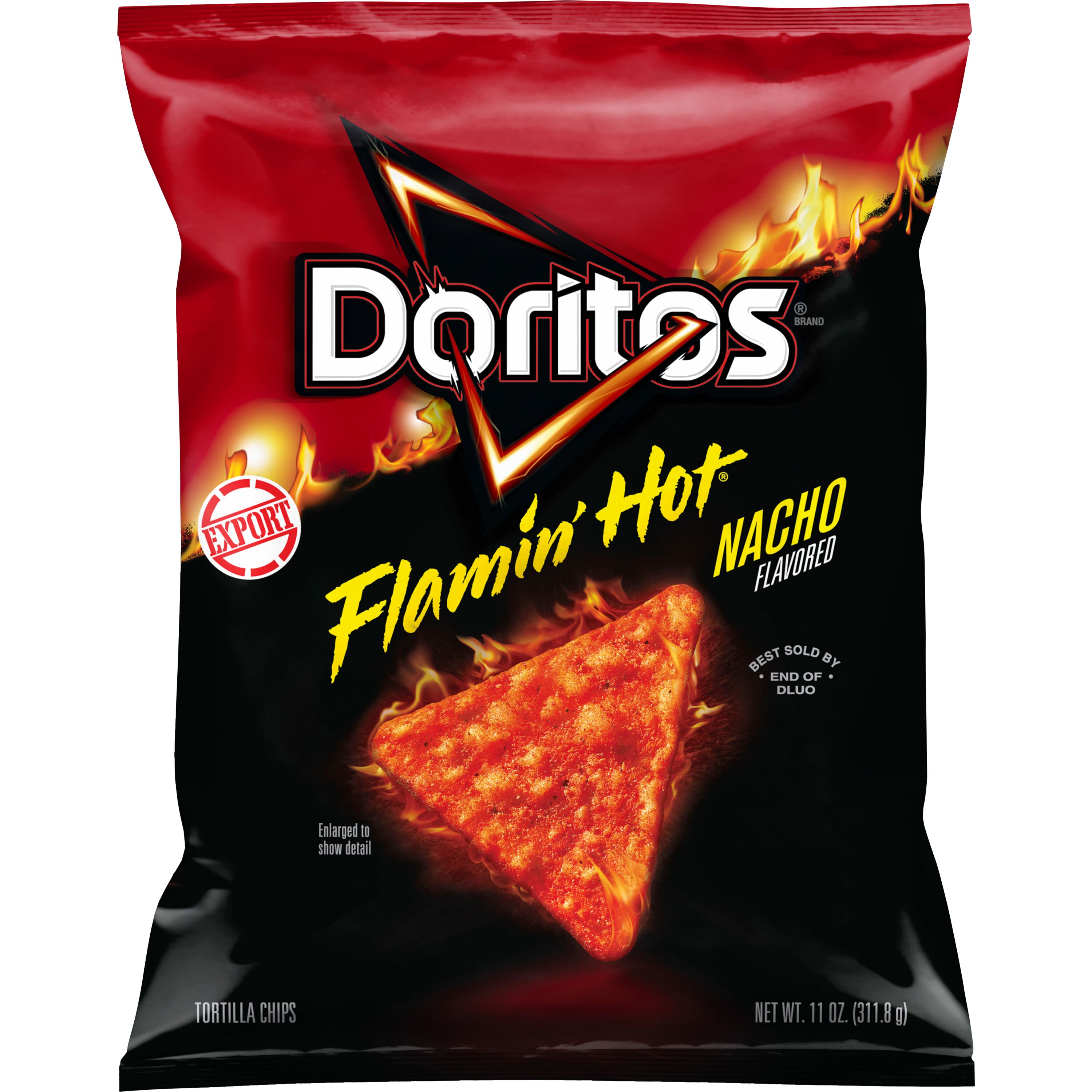 Doritos, Flamin' Hot Nacho Flavored, Tortilla Chips