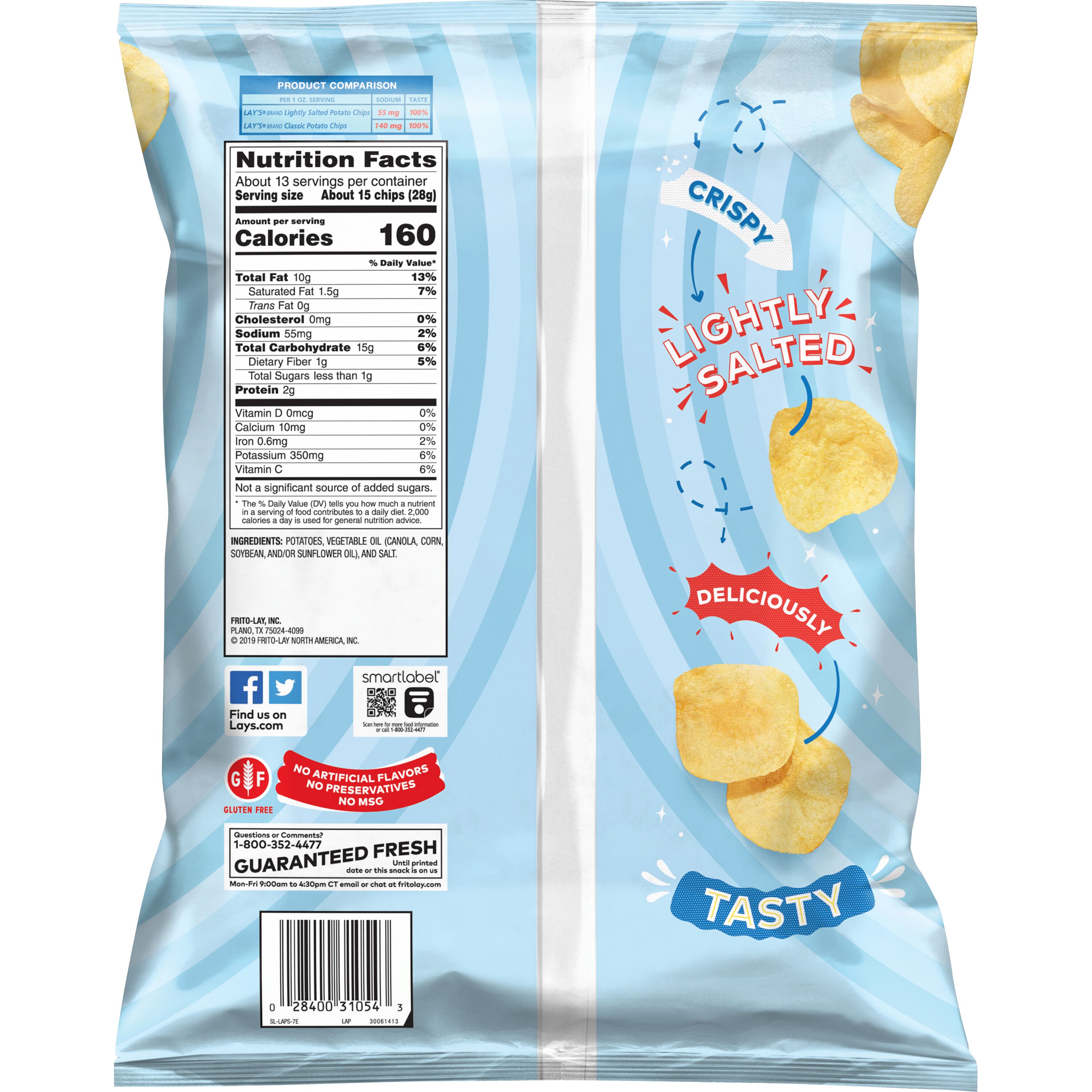 Lay's, Party Size, Classic, Lightly Salted, Potato Chips thumbnail