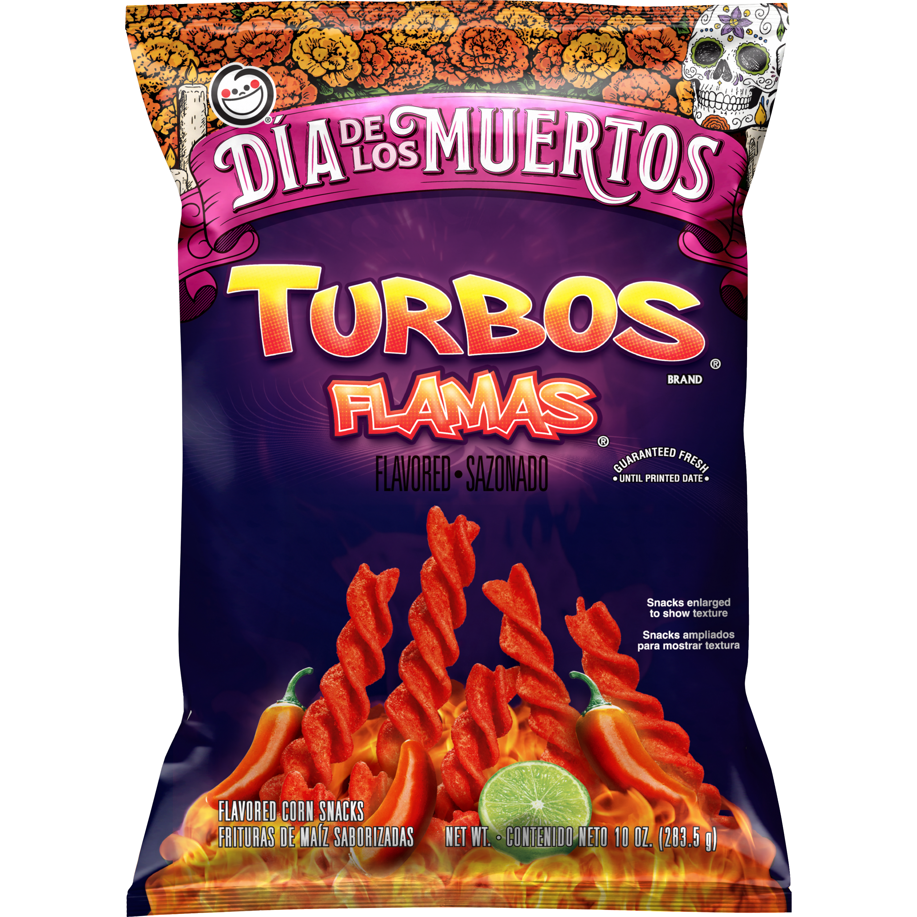 Sabritas, Turbos, Flamas, Flavored Corn Snacks