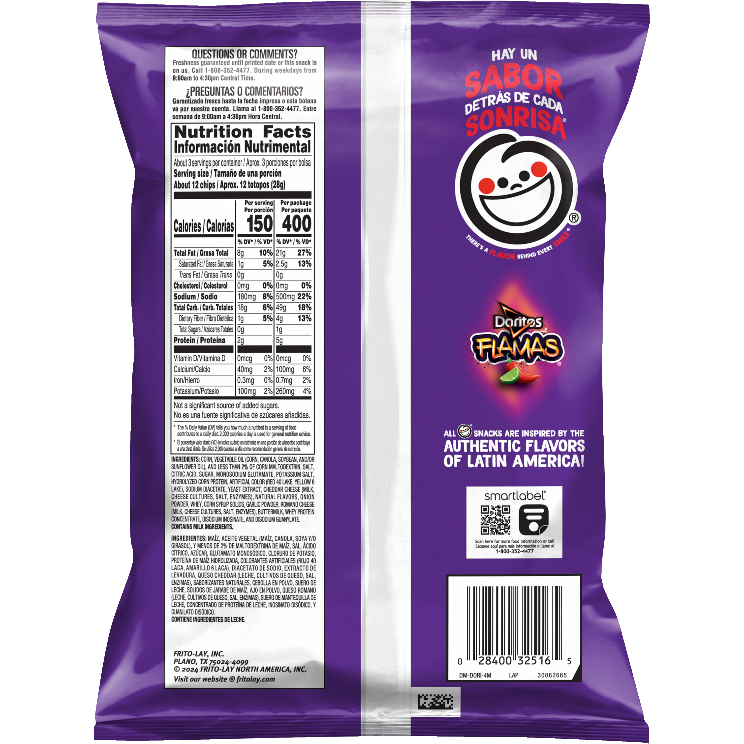 Doritos, Flamas Flavored, Tortilla Chips thumbnail