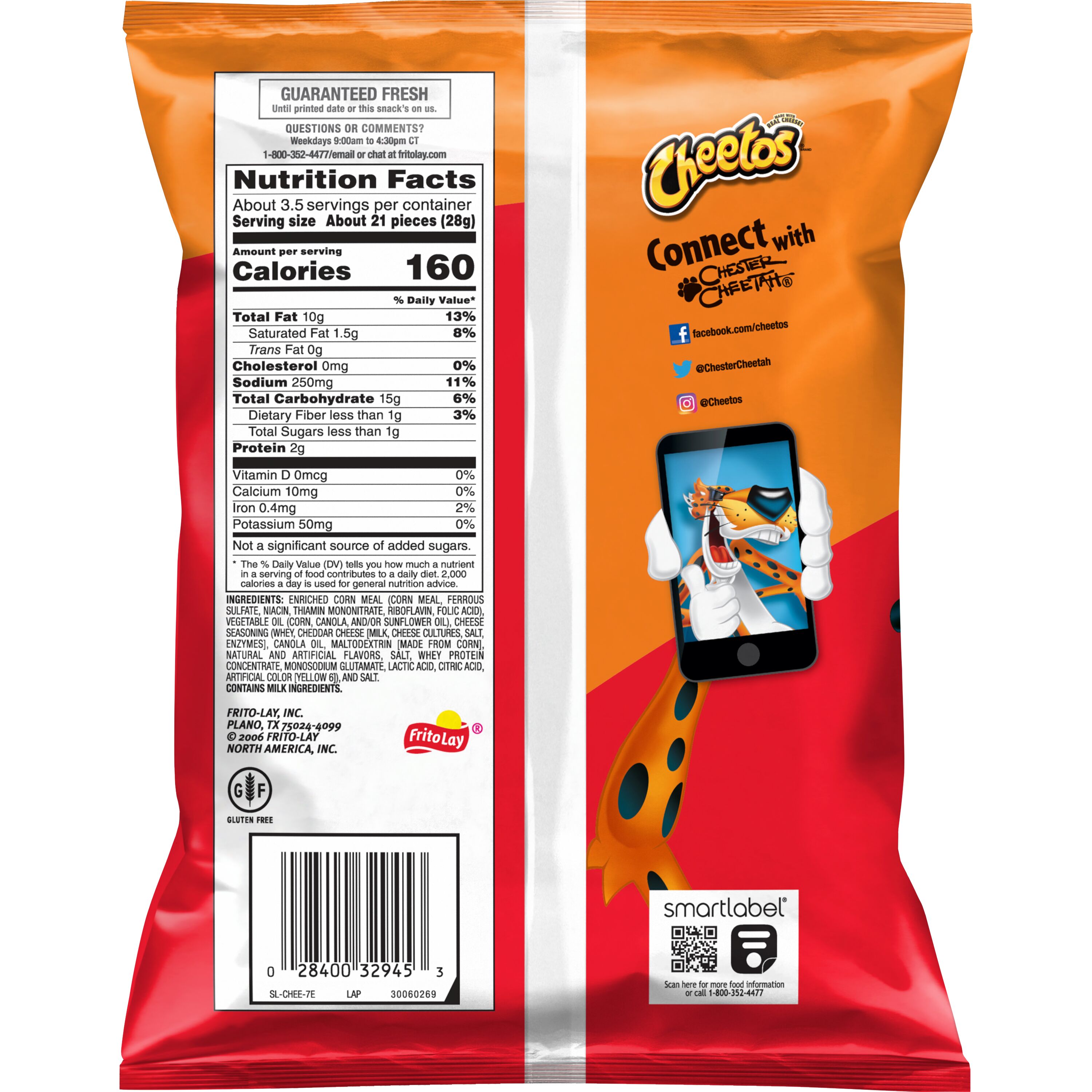 Cheetos, Crunchy, Cheese Flavored Snacks thumbnail