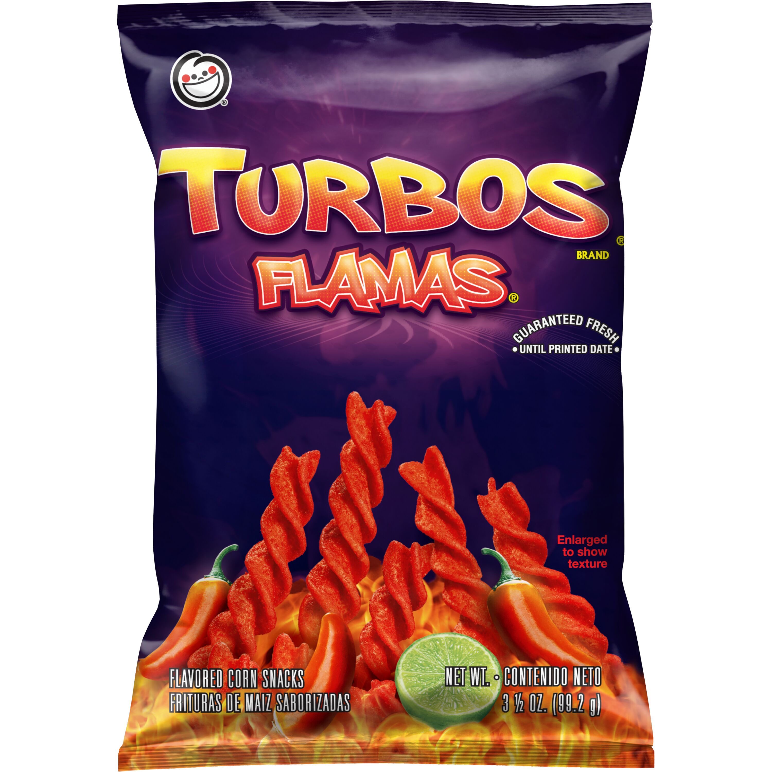 Sabritas, Turbos, Flamas, Flavored Corn Snacks