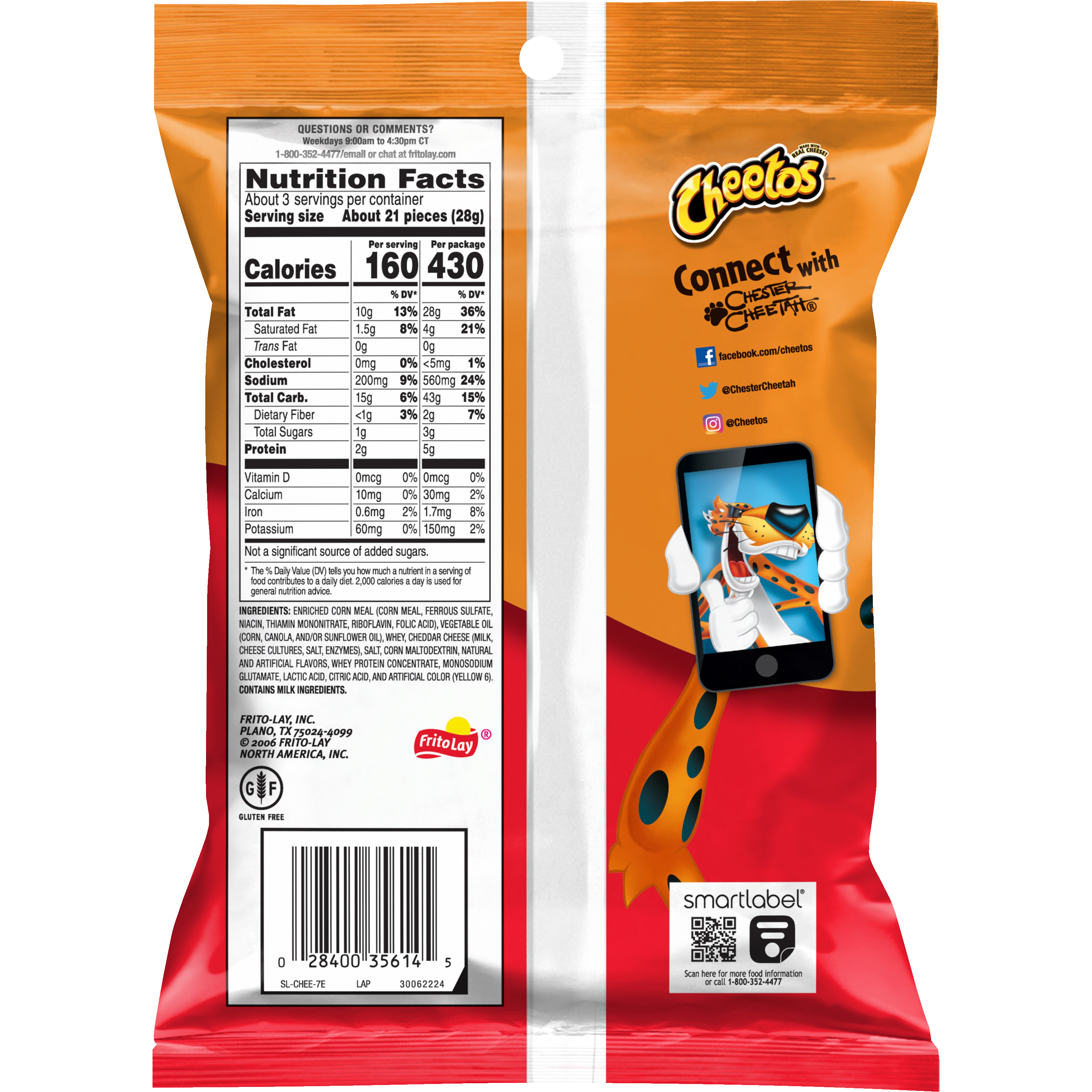 Cheetos, Crunchy, Cheese Flavored Snacks thumbnail