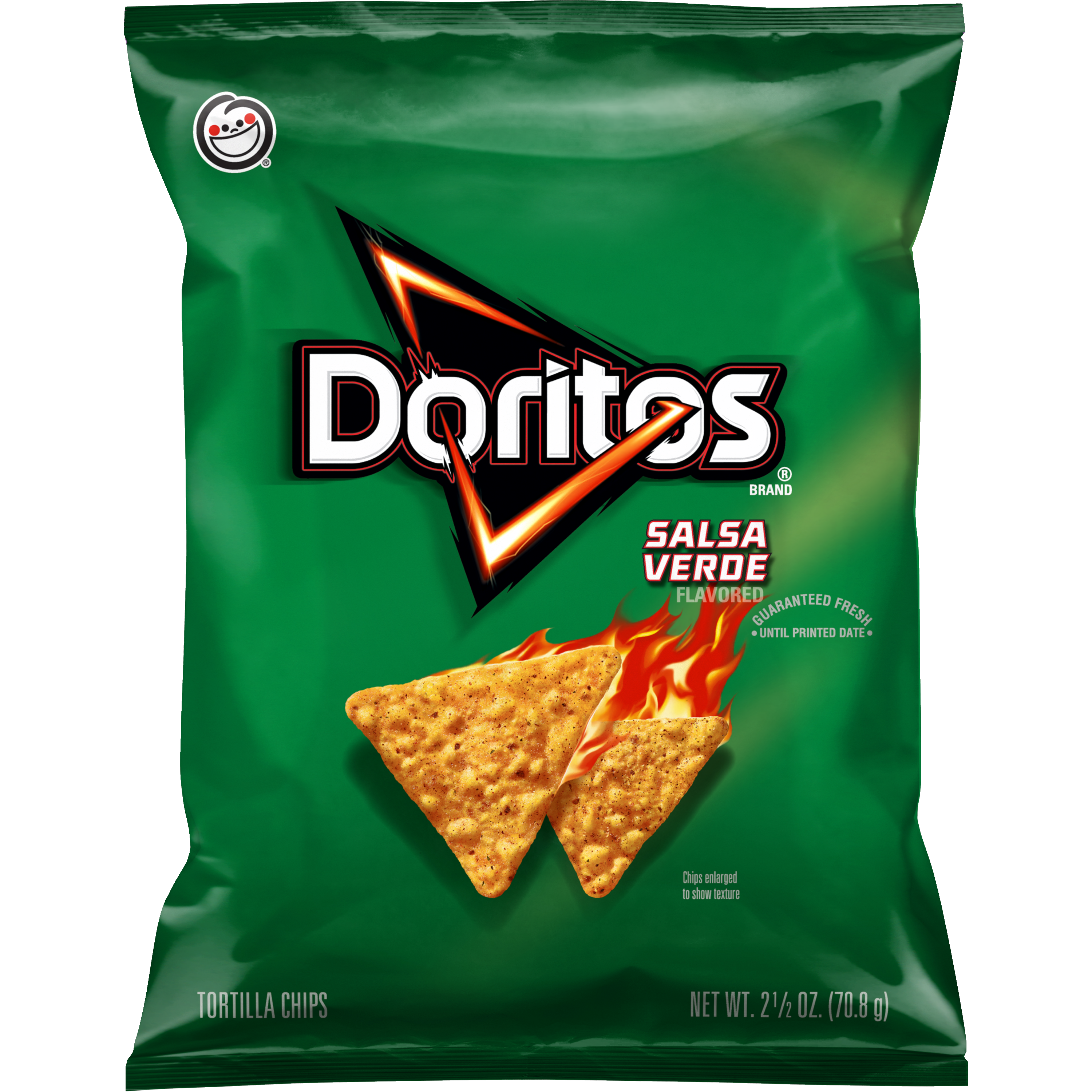 Doritos, Salsa Verde Flavored, Tortilla Chips