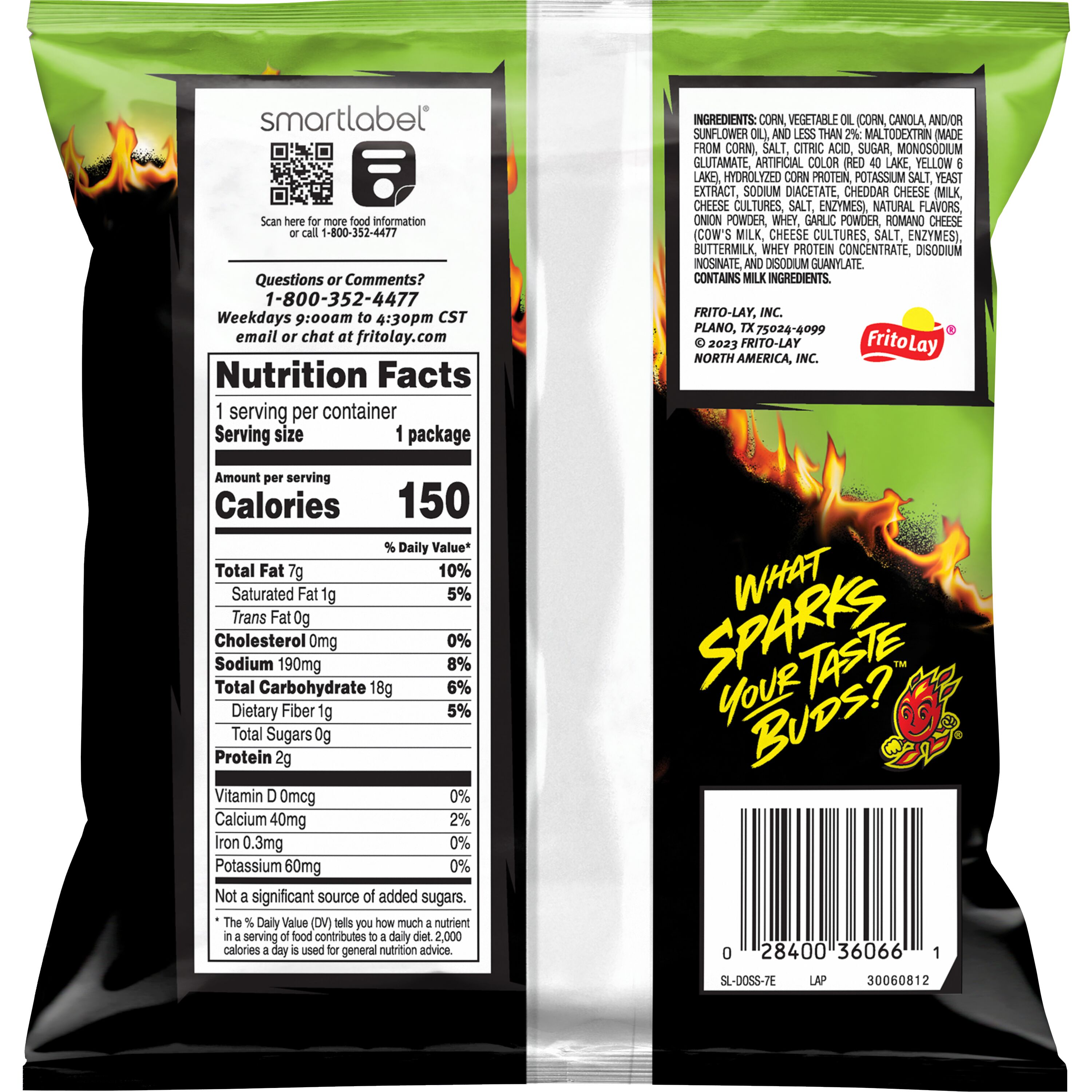 Doritos, Flamin' Hot Limon Flavored, Tortilla Chips thumbnail