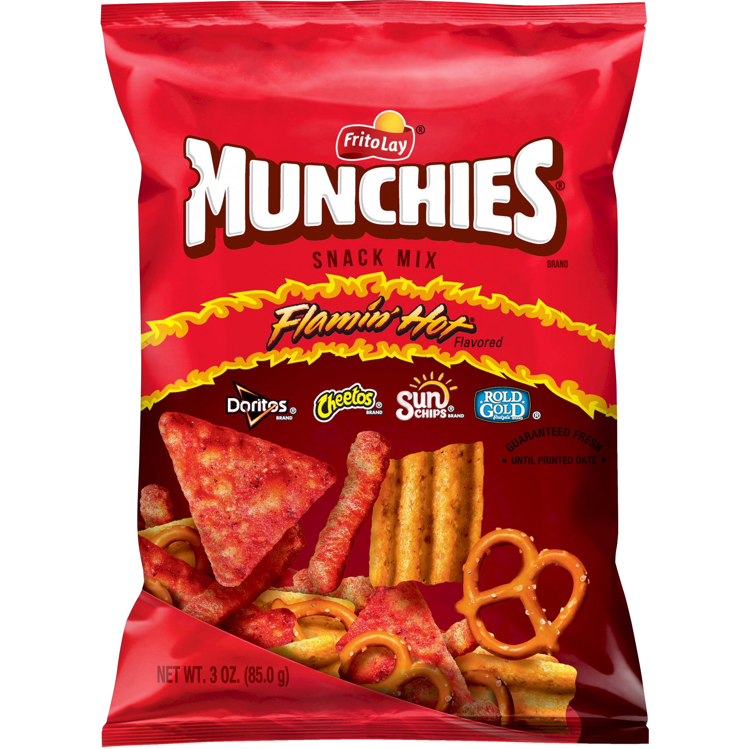 Munchies, Flamin' Hot Flavored, Snack Mix