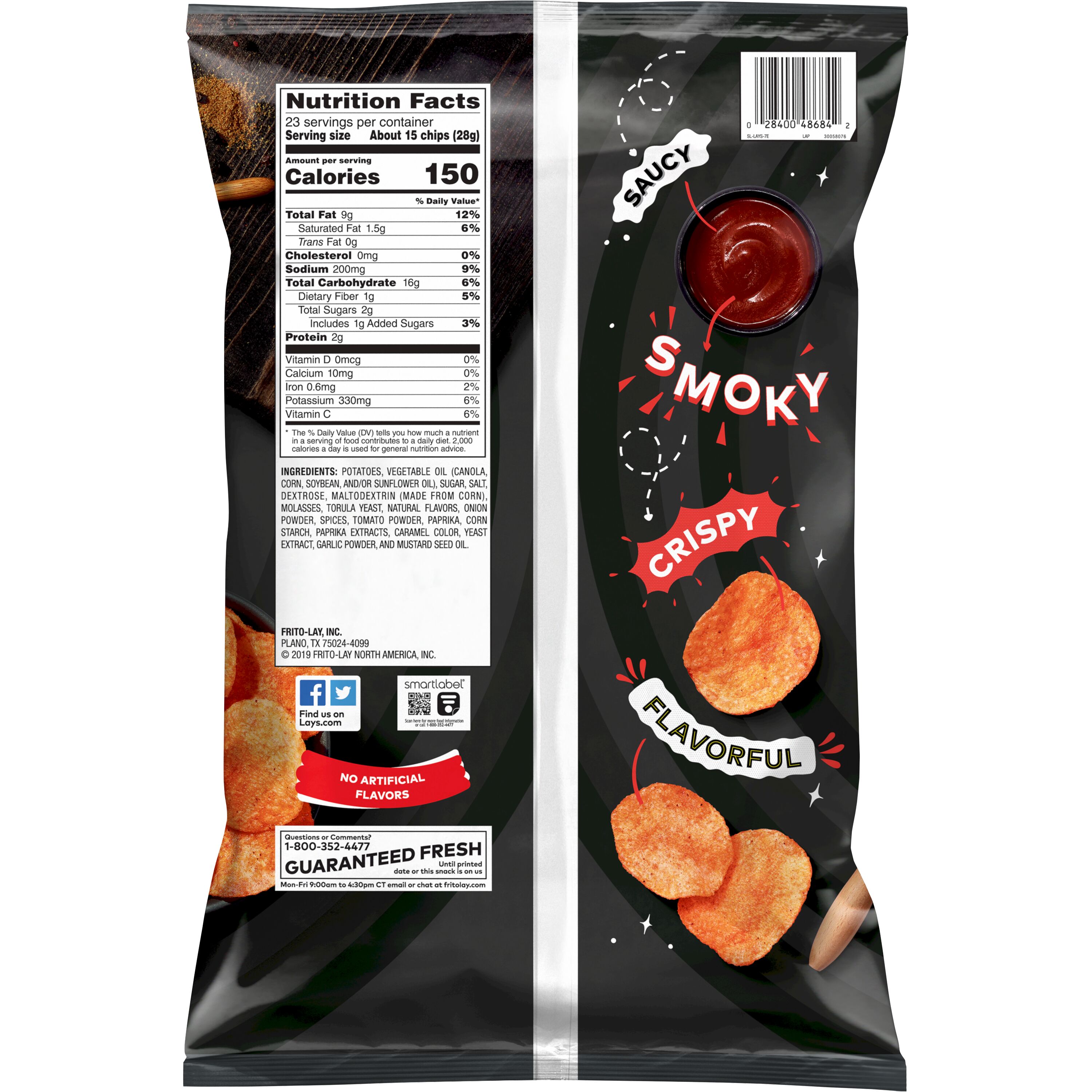 Lay's, Barbecue Flavored, Potato Chips thumbnail