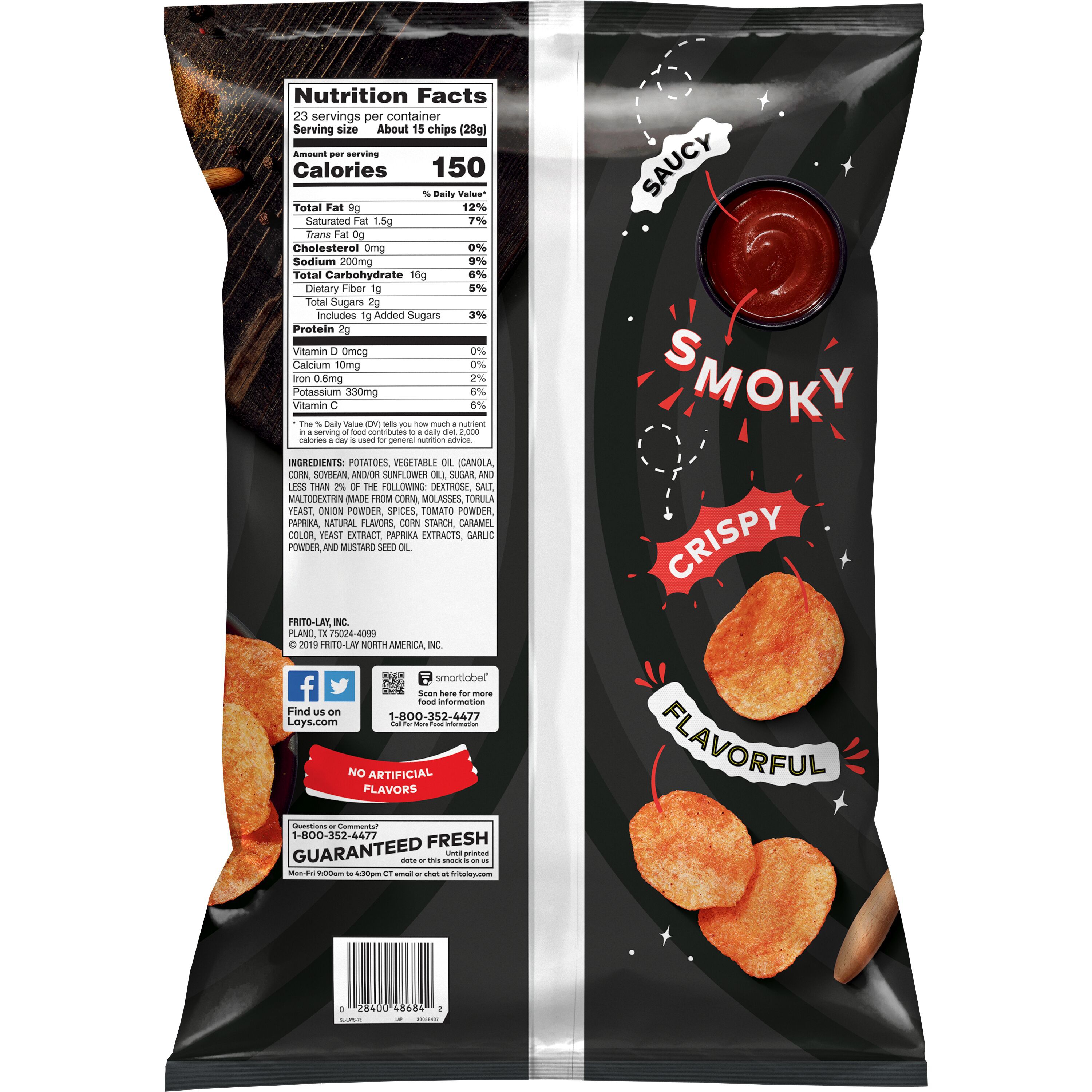 Lay's, Barbecue Flavored, Potato Chips thumbnail