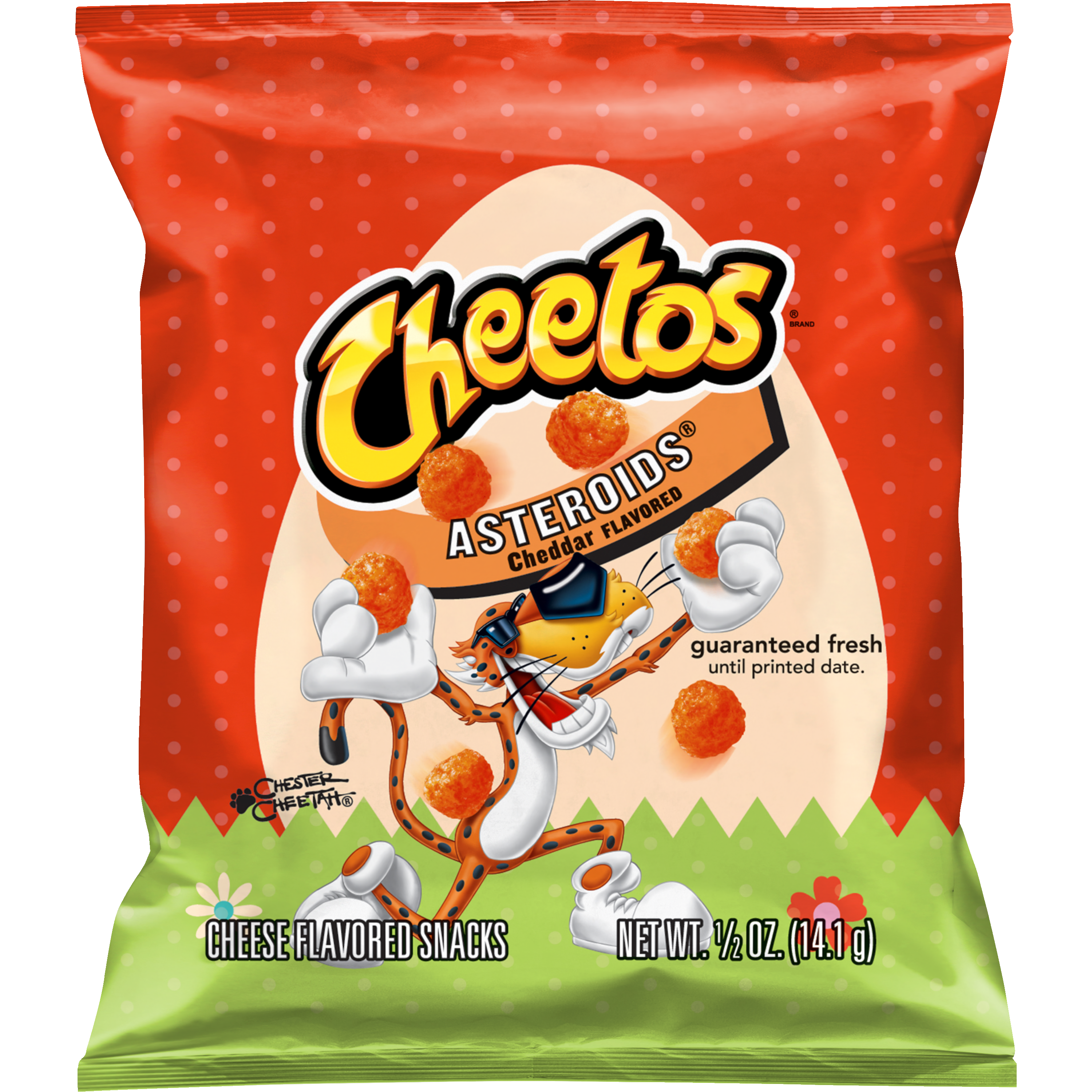 Cheetos, Asteroids, Cheddar Flavored, Cheese Flavored Snacks