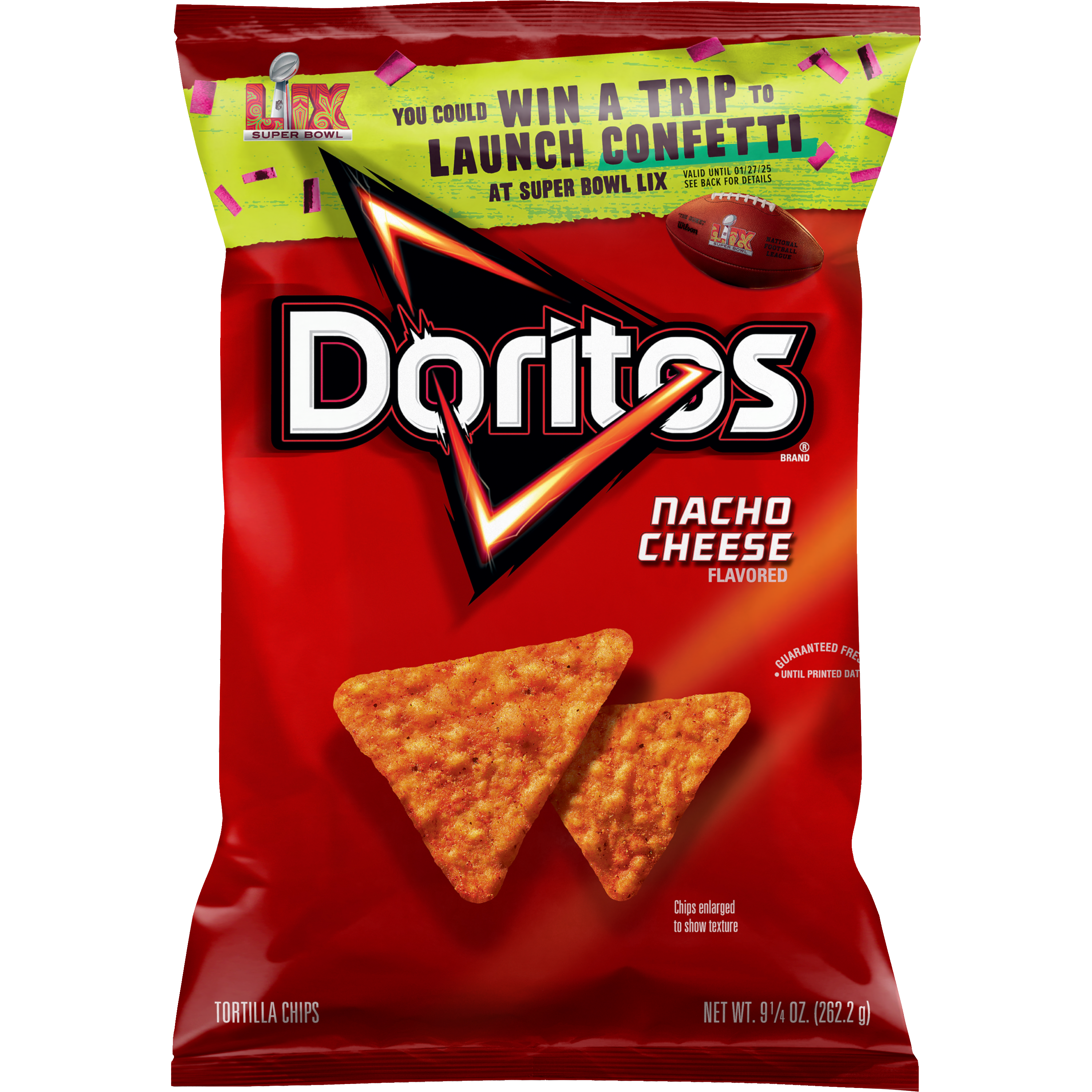 Doritos, Nacho Cheese Flavored, Tortilla Chips