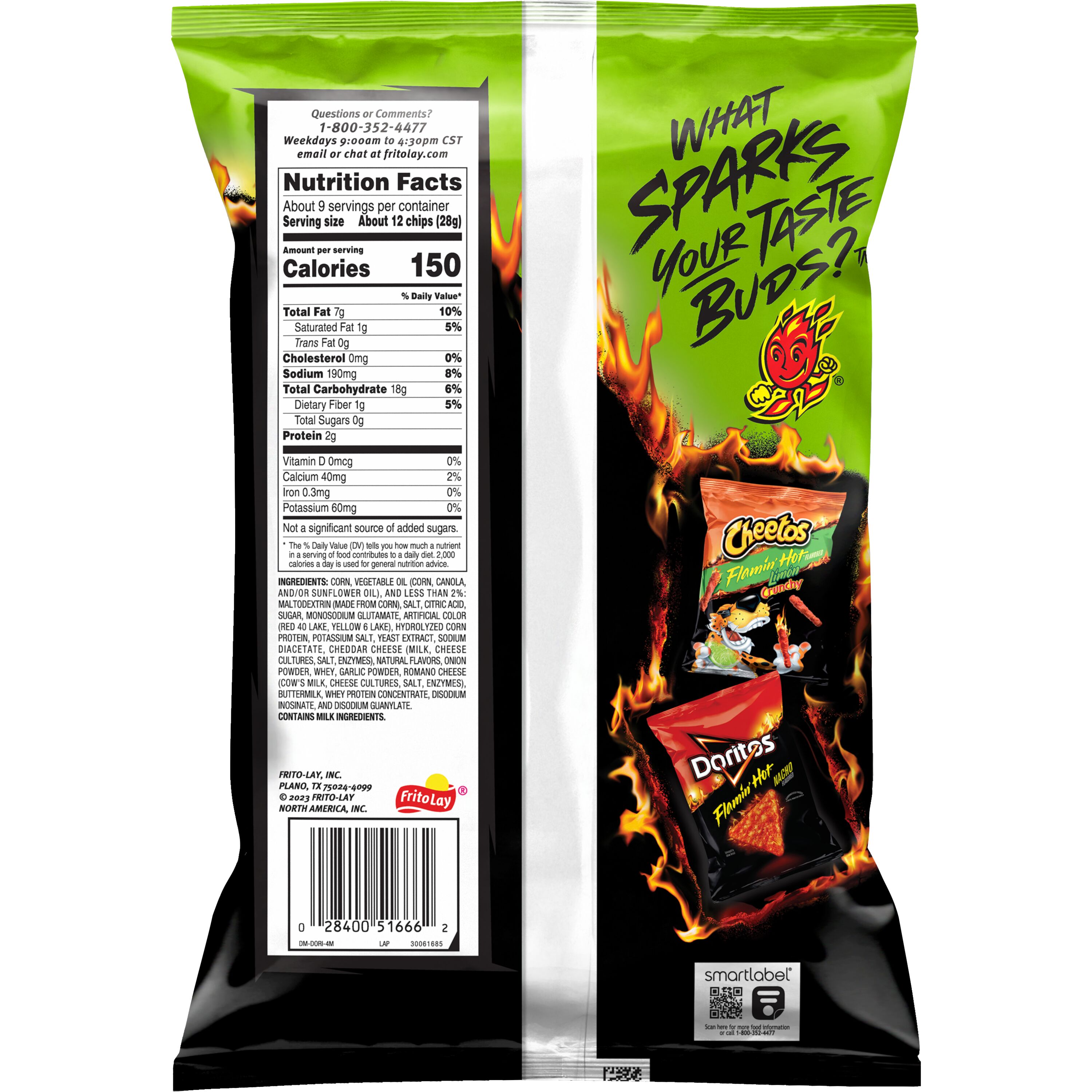 Doritos, Flamin' Hot Limon Flavored, Tortilla Chips thumbnail