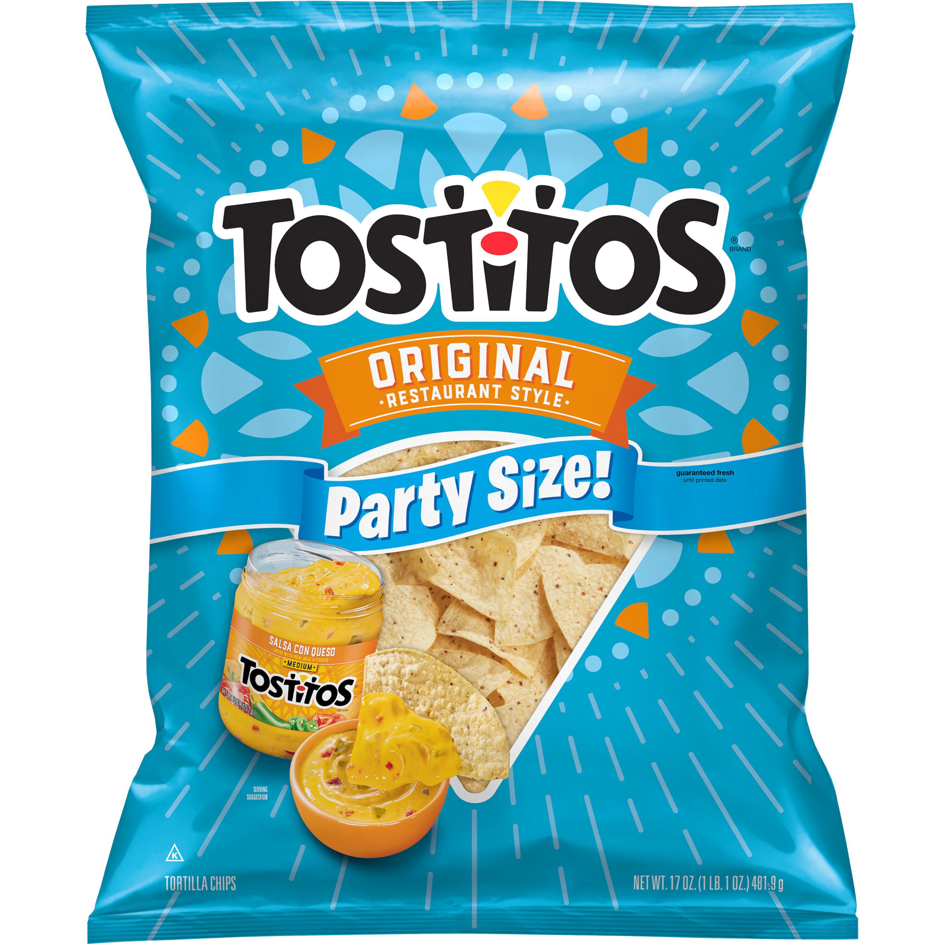 Tostitos, Party Size, Original Restaurant Style, Tortilla Chips