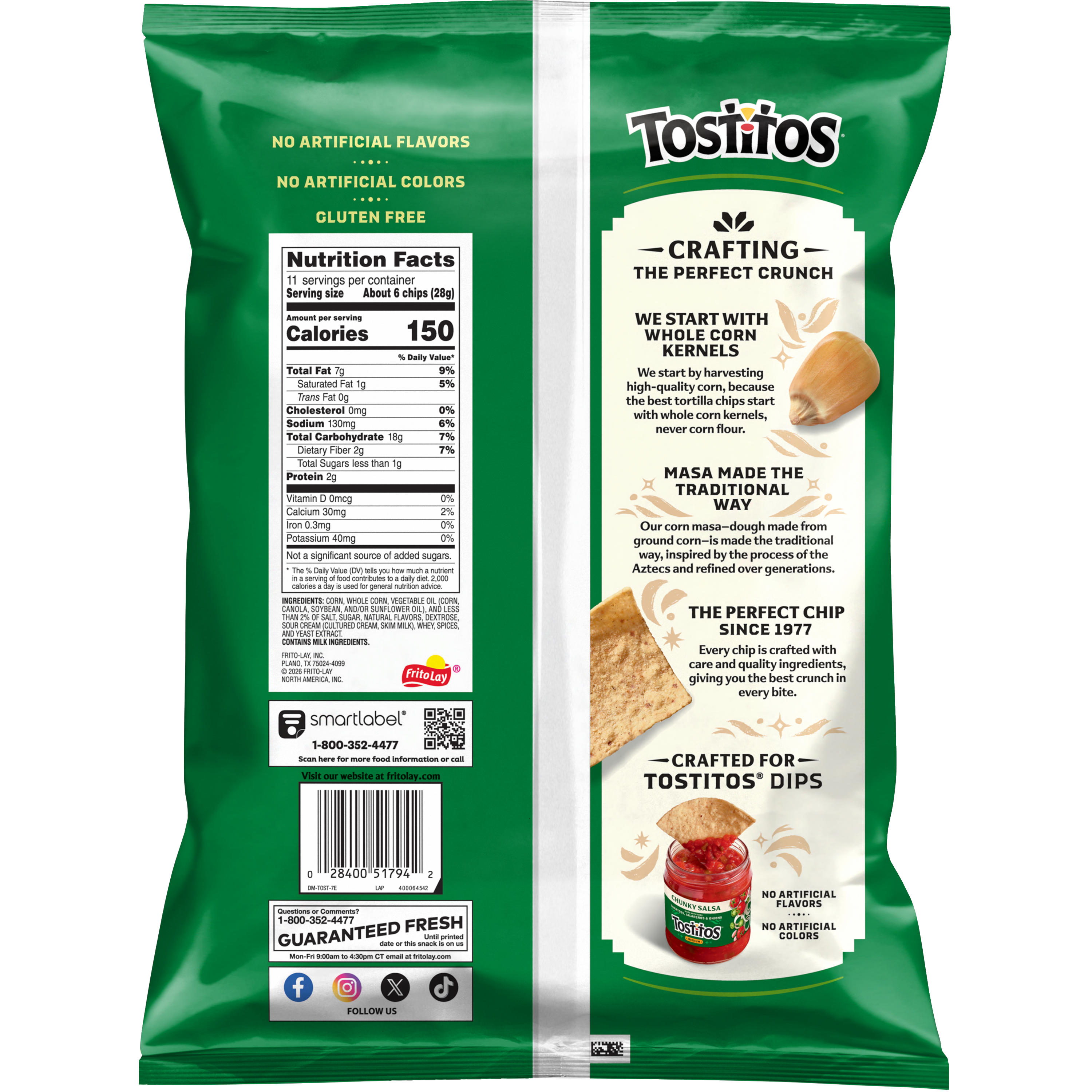 Tostitos, Hint Of Lime Flavored Triangles, Tortilla Chips thumbnail