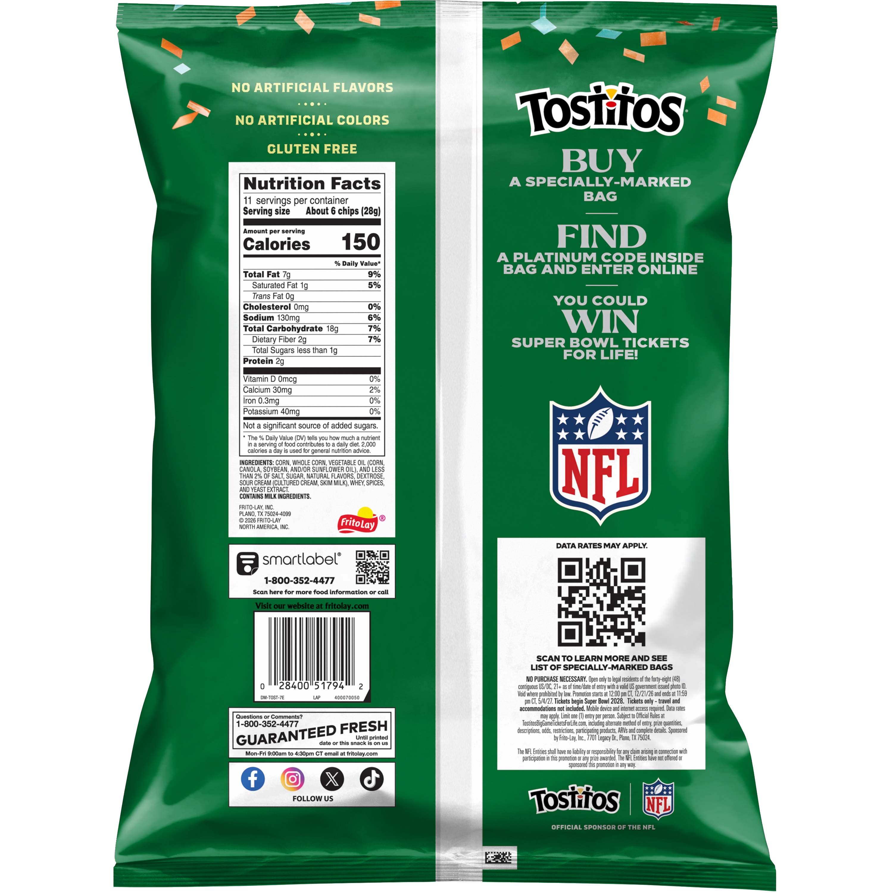 Tostitos, Hint Of Lime Flavored Triangles, Tortilla Chips thumbnail