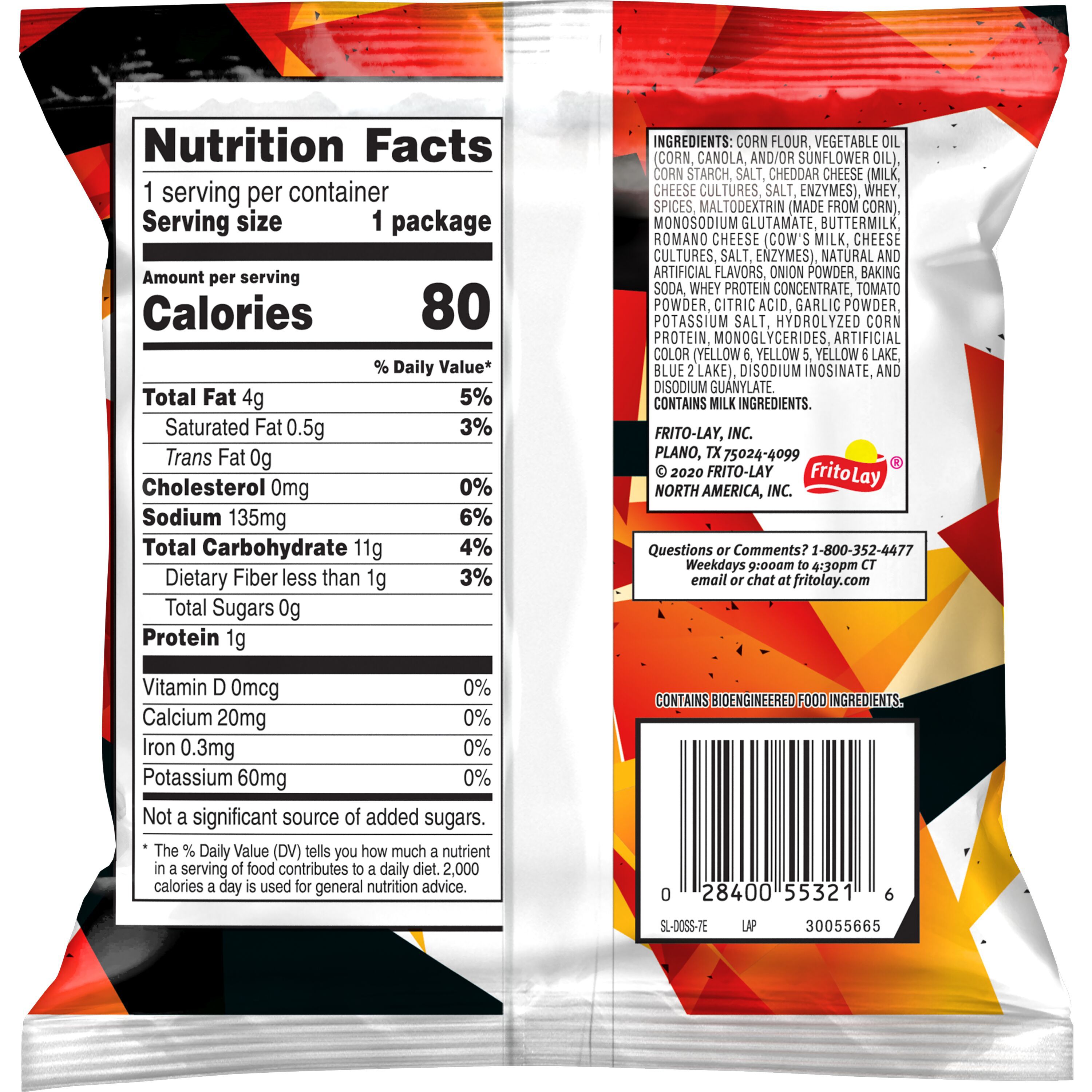 Doritos, 3D Crunch, Chili Cheese Nacho Flavored, Corn Snacks thumbnail
