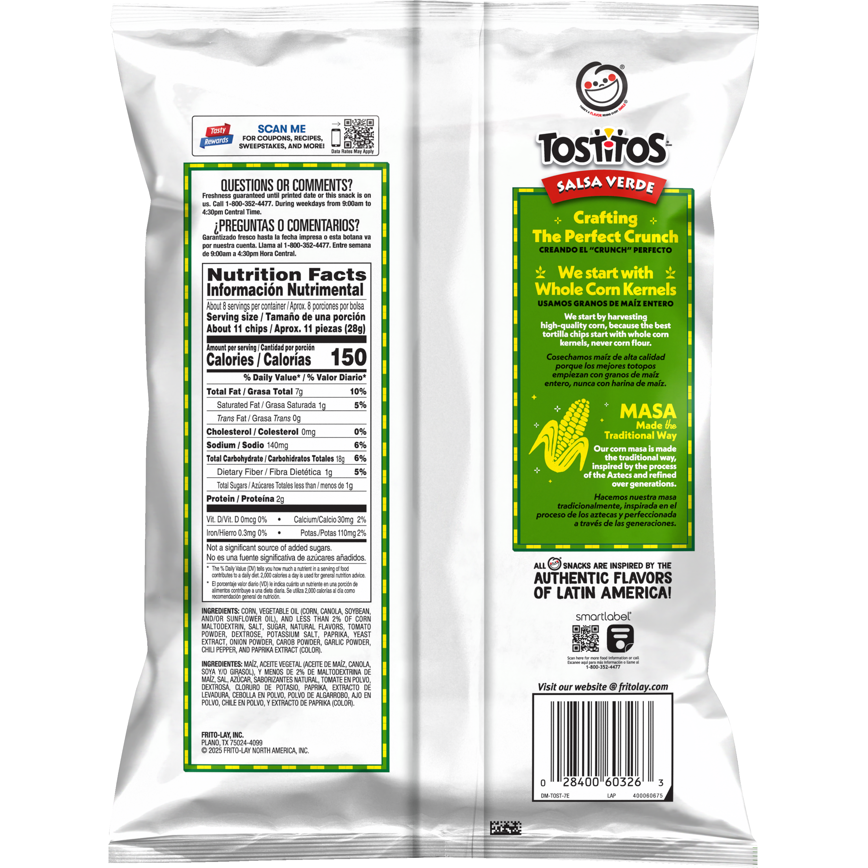 Tostitos, Salsa Verde Flavored, Tortilla Chips thumbnail