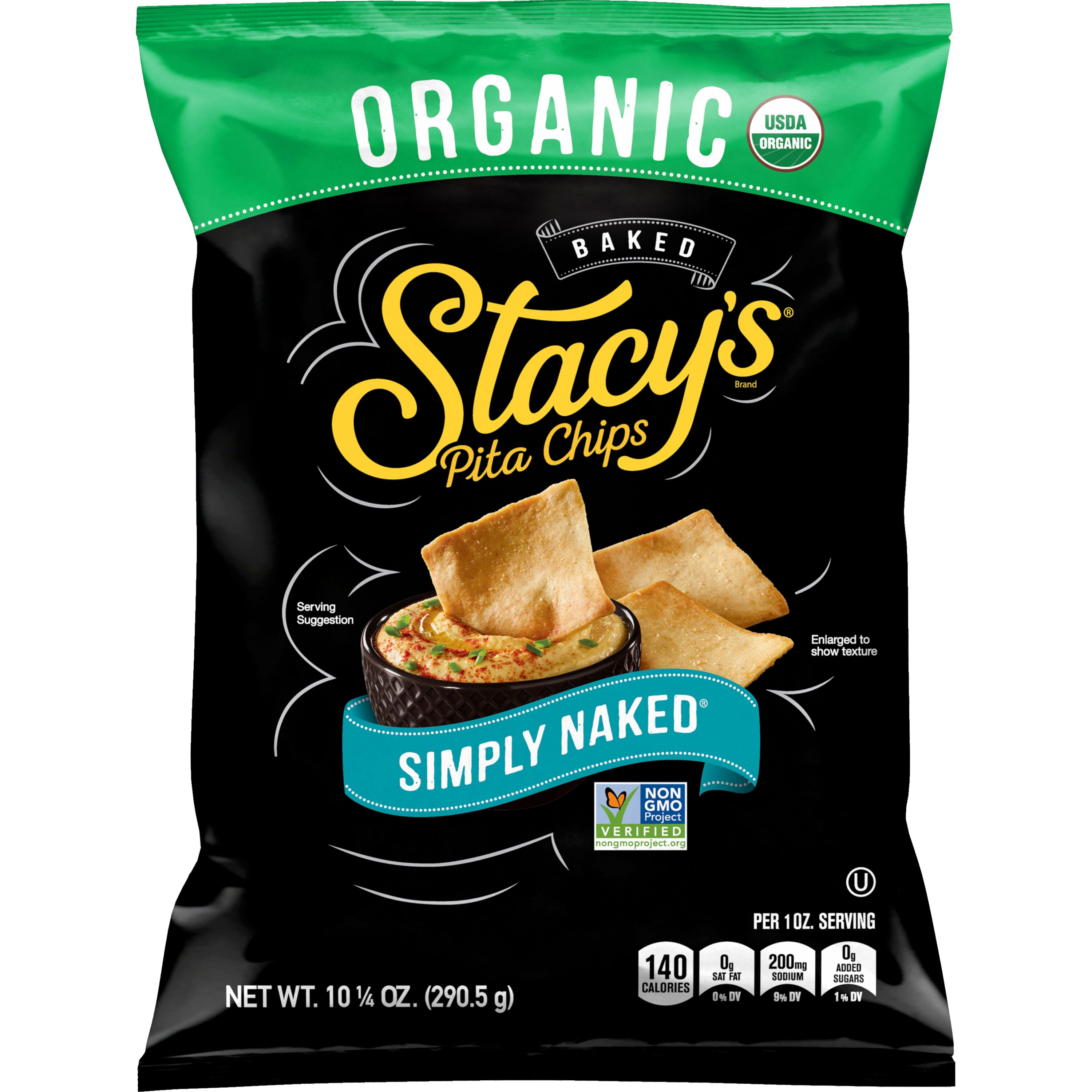 Stacy's, Baked, Organic, Simply Naked, Pita Chips