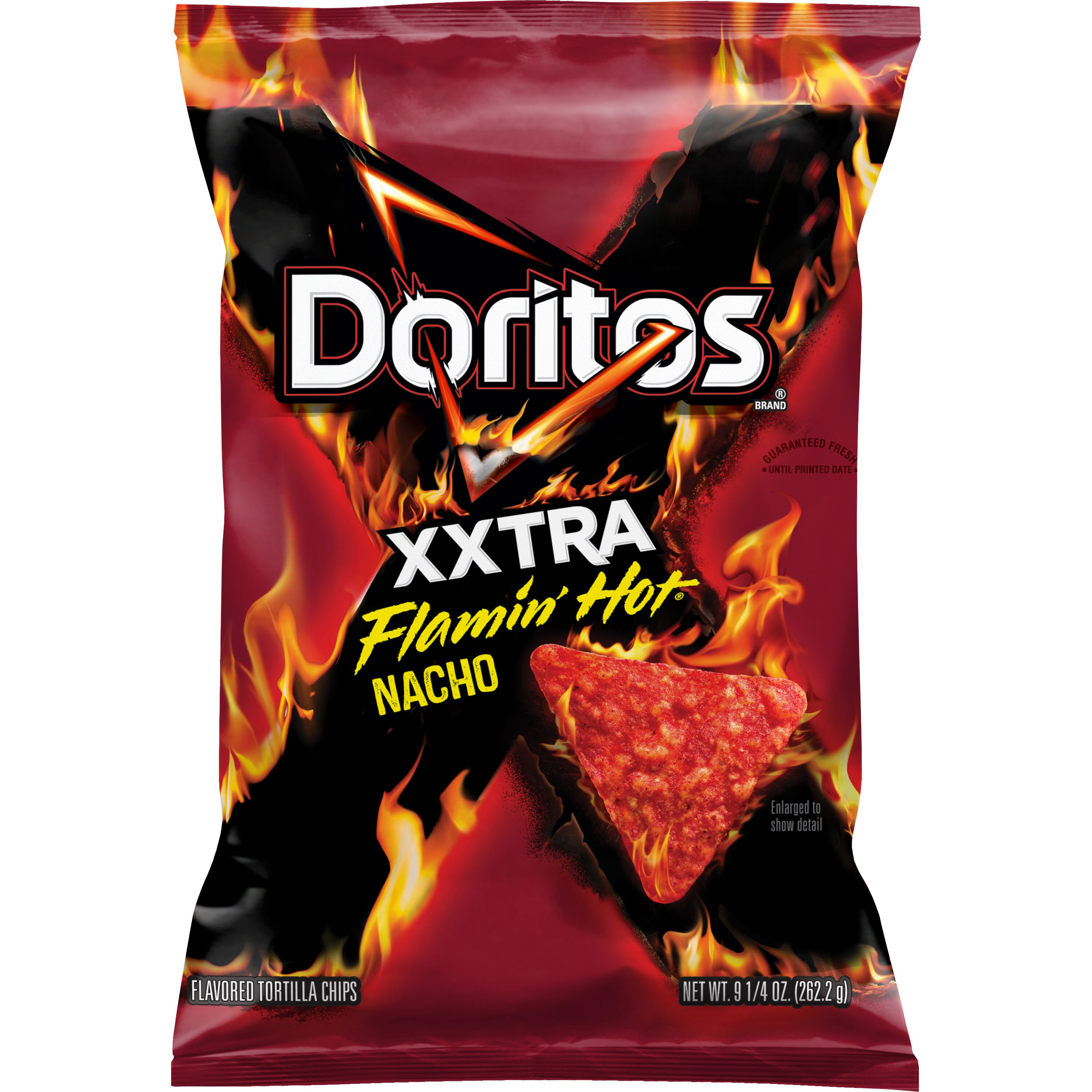 Doritos, Xxtra Flamin' Hot Nacho, Flavored Tortilla Chips
