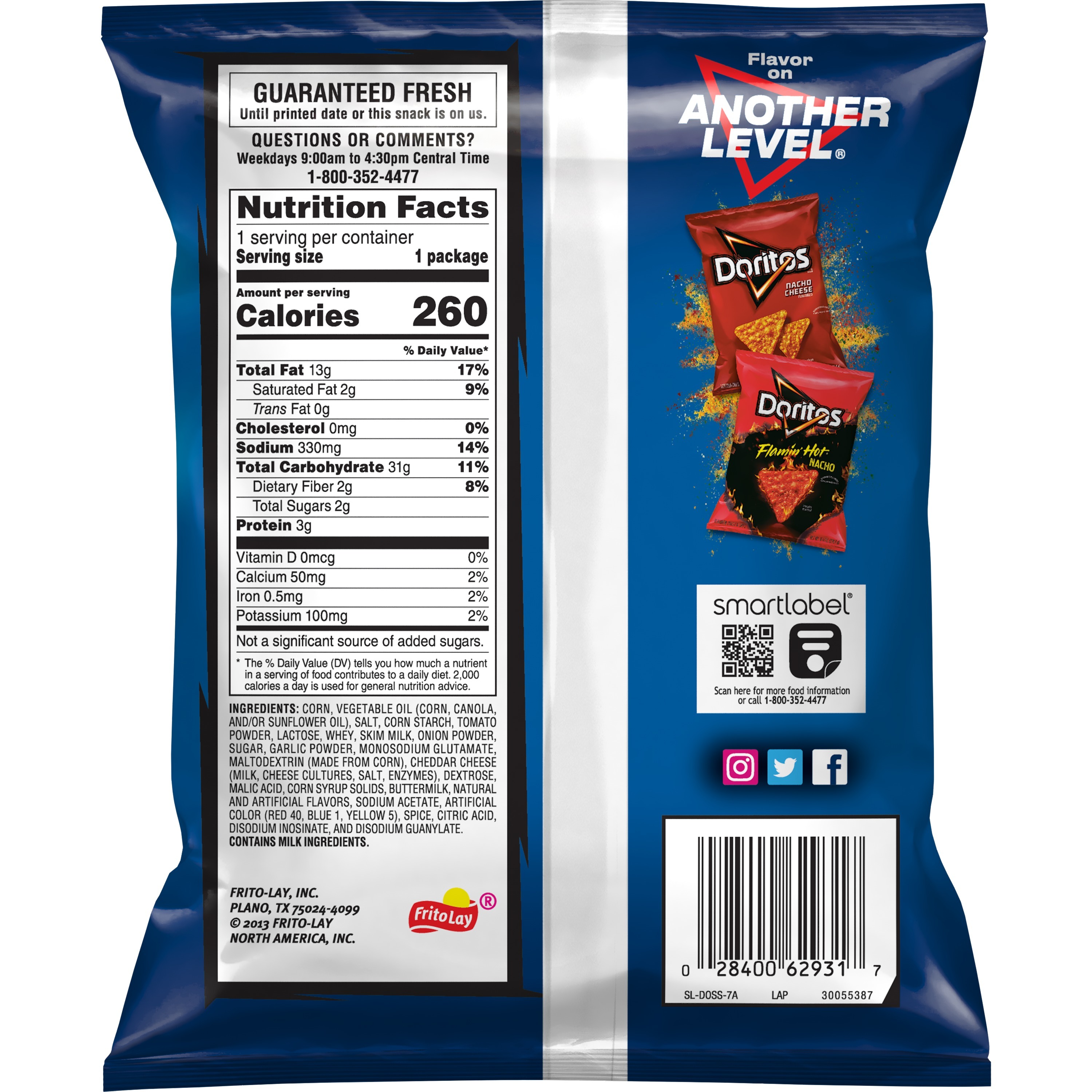 Doritos, Cool Ranch Flavored, Tortilla Chips thumbnail