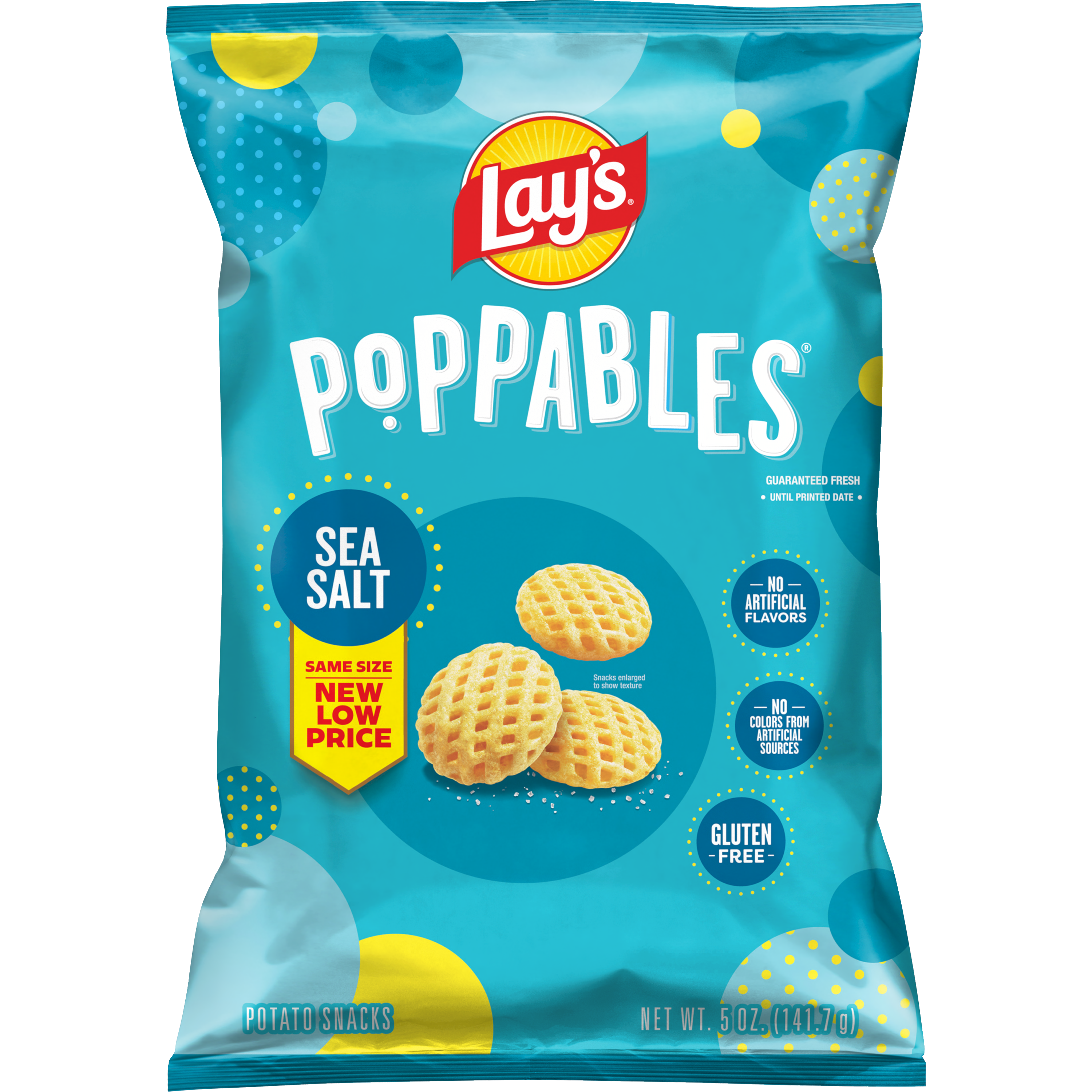 Lay's, Poppables, Sea Salt, Potato Snacks