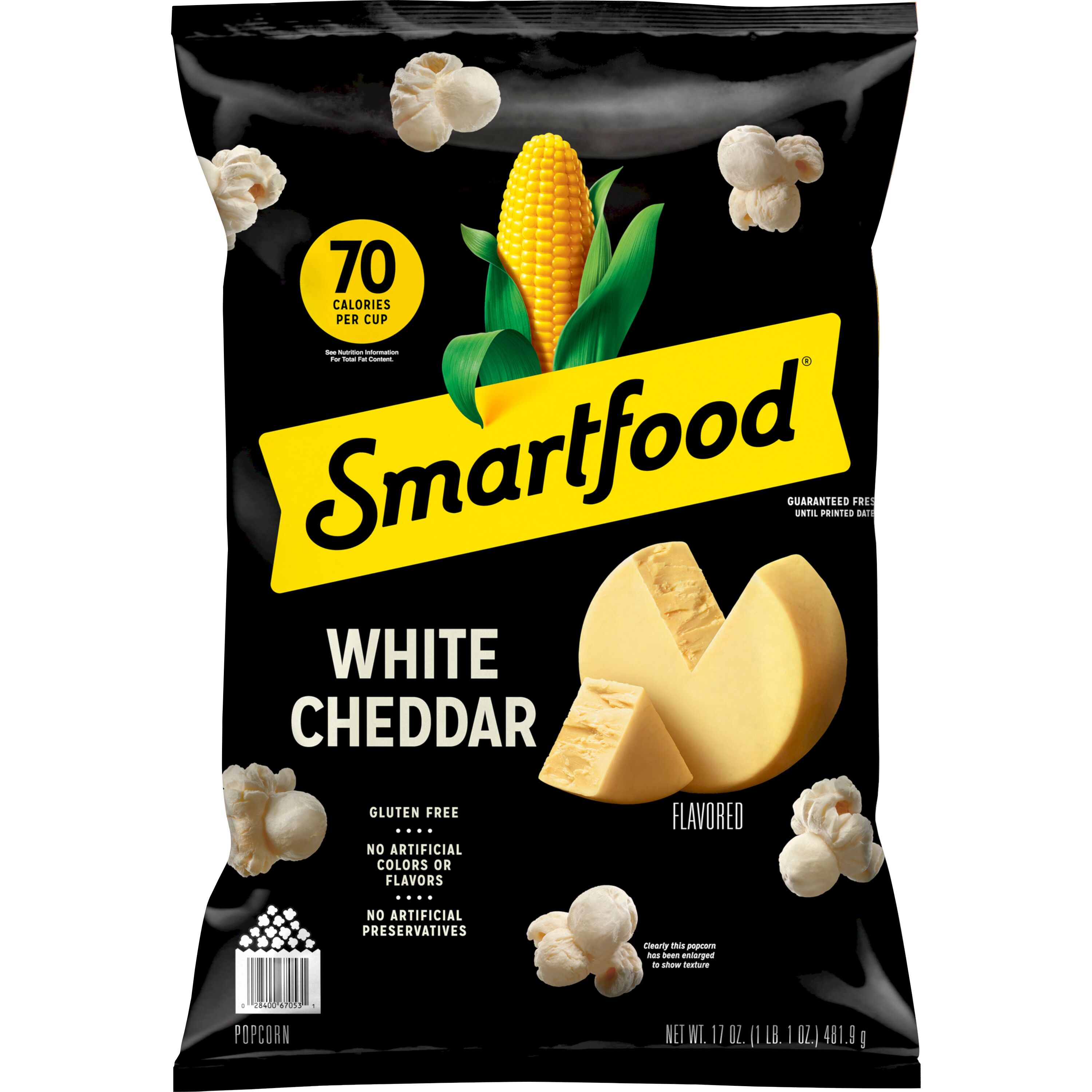 Smartfood, White Cheddar Flavored, Popcorn