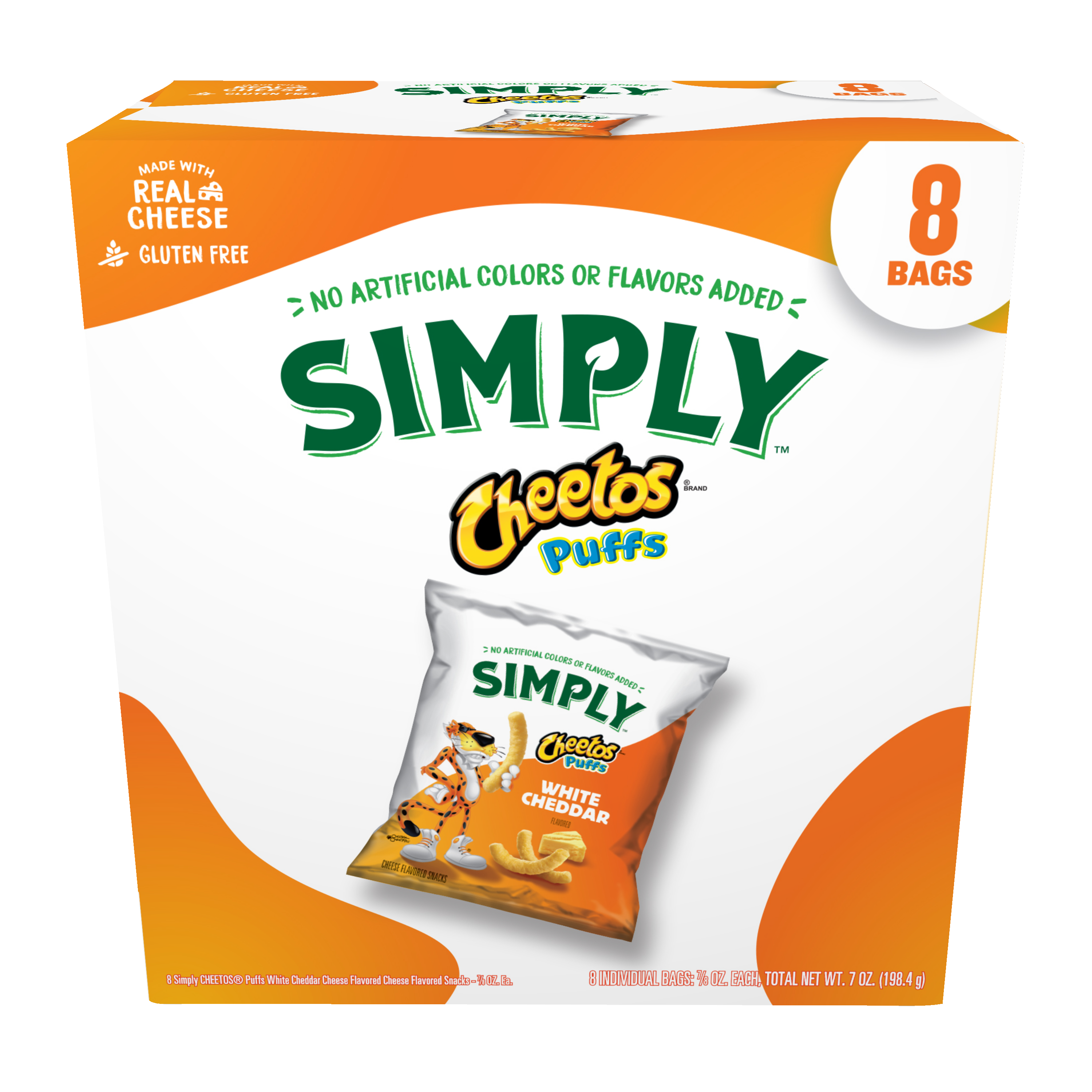 Cheetos, Simply, Puffs, White Cheddar, Cheese Flavored Snacks