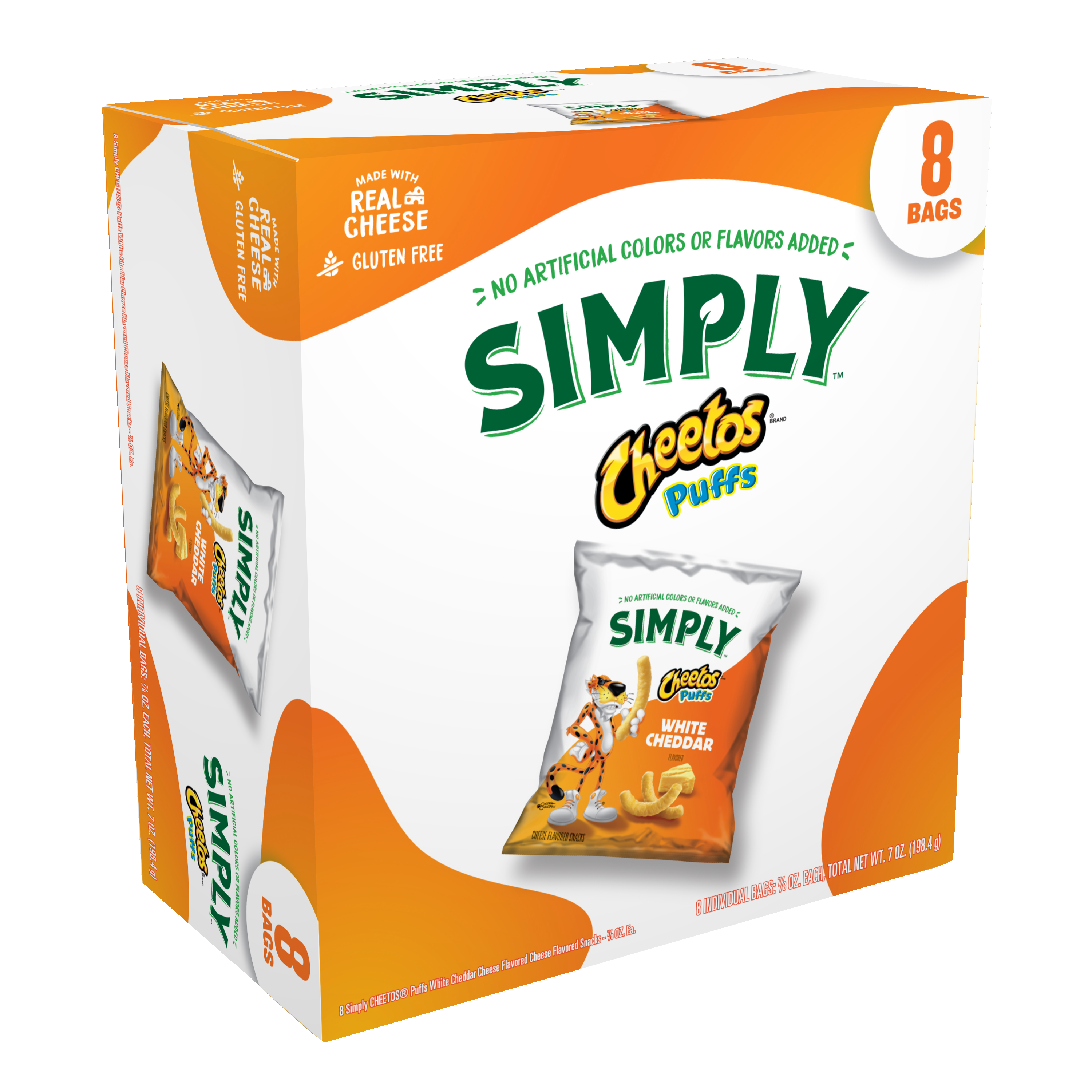 Cheetos, Simply, Puffs, White Cheddar, Cheese Flavored Snacks thumbnail