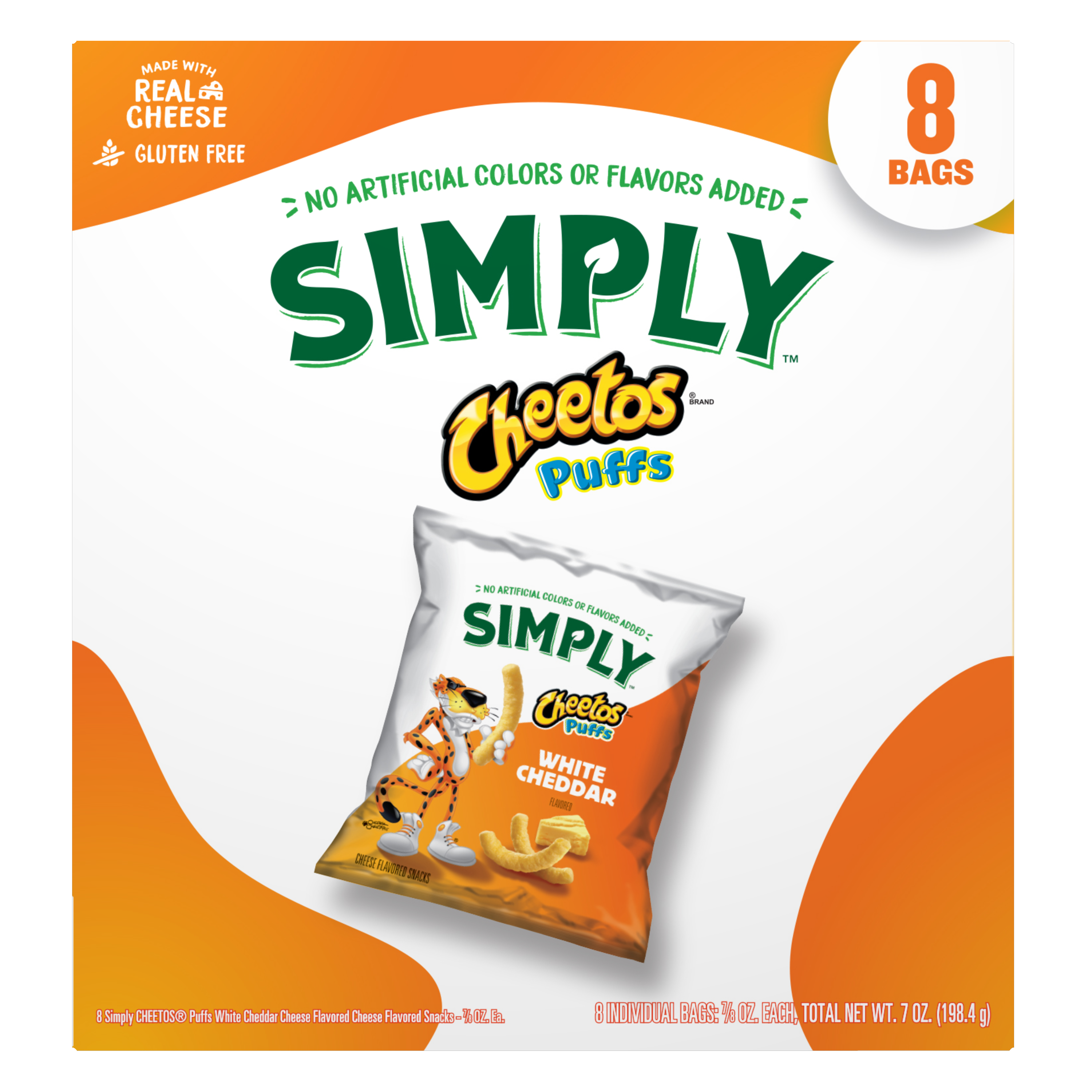 Cheetos, Simply, Puffs, White Cheddar, Cheese Flavored Snacks thumbnail