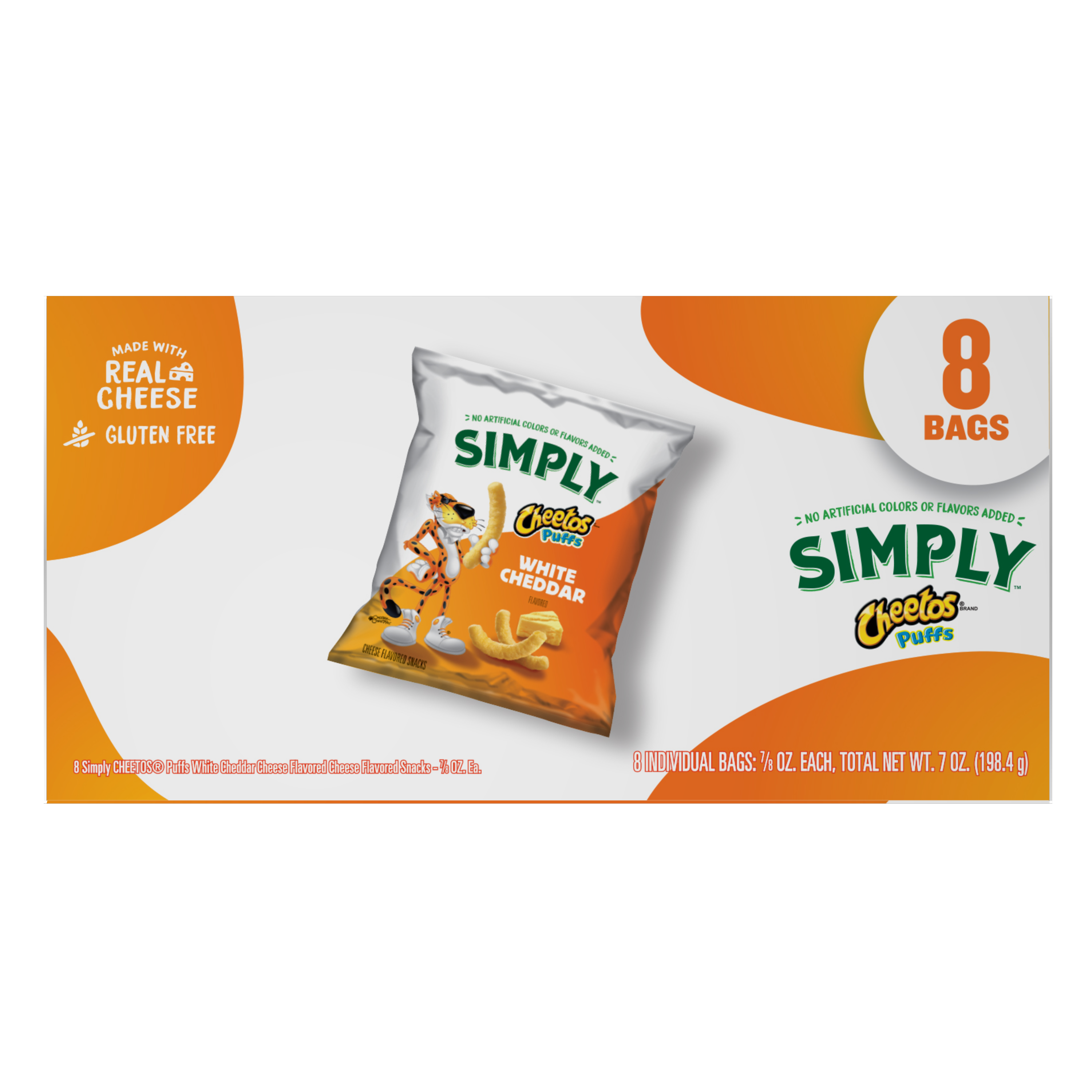 Cheetos, Simply, Puffs, White Cheddar, Cheese Flavored Snacks thumbnail