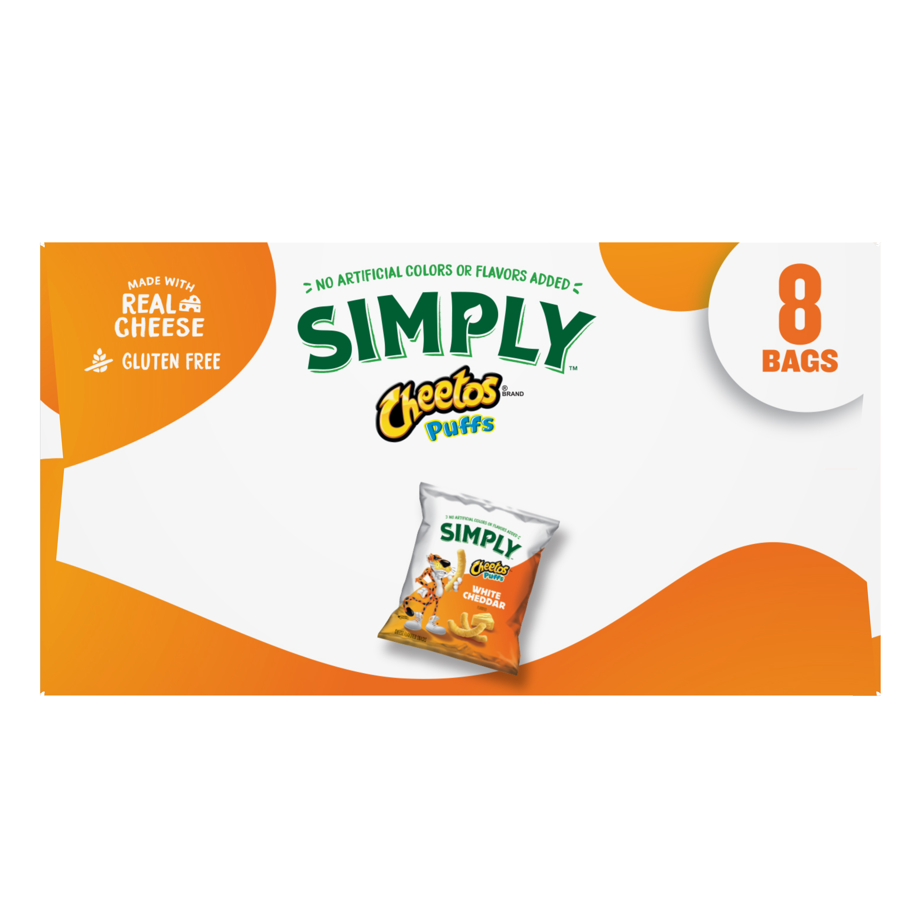 Cheetos, Simply, Puffs, White Cheddar, Cheese Flavored Snacks thumbnail