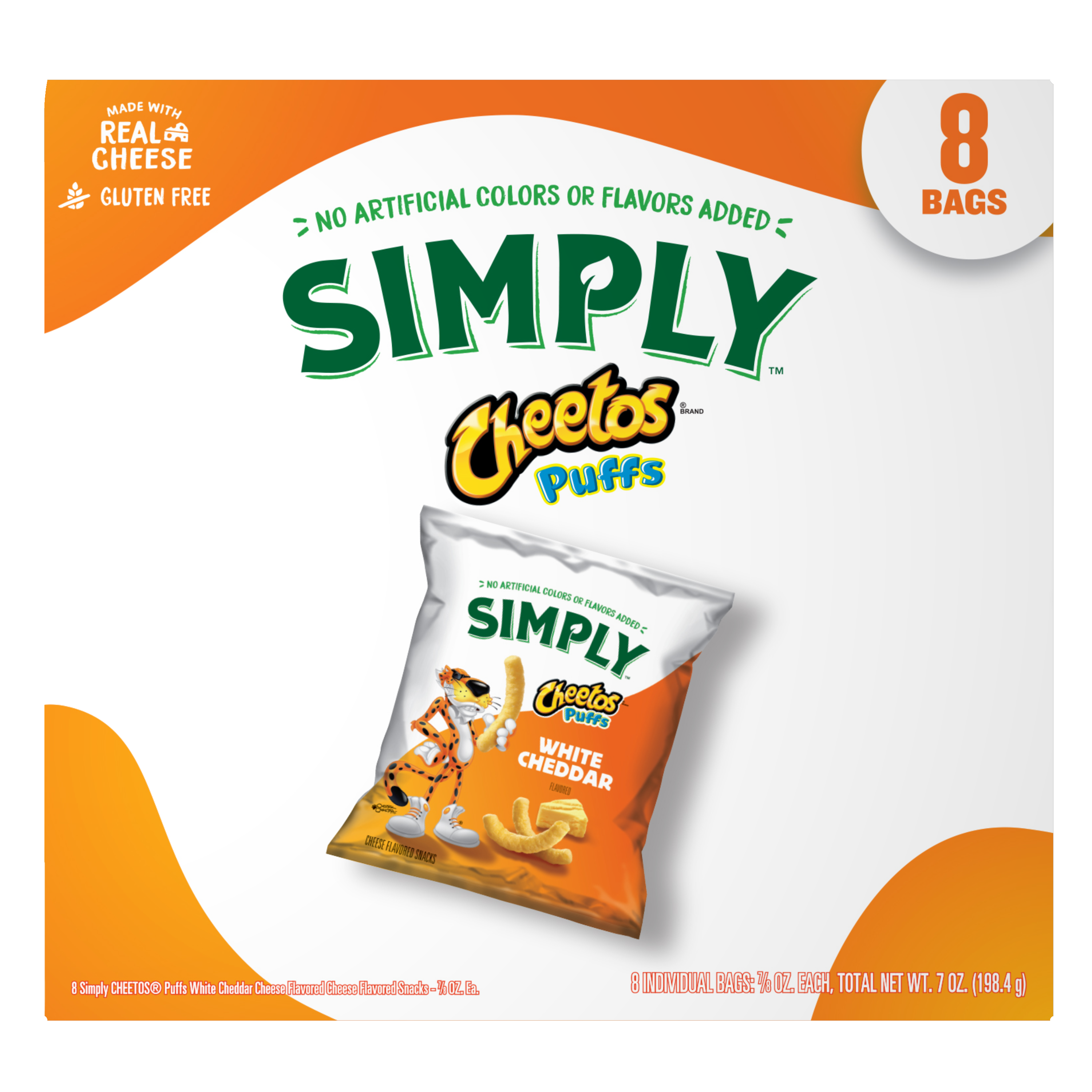 Cheetos, Simply, Puffs, White Cheddar, Cheese Flavored Snacks thumbnail