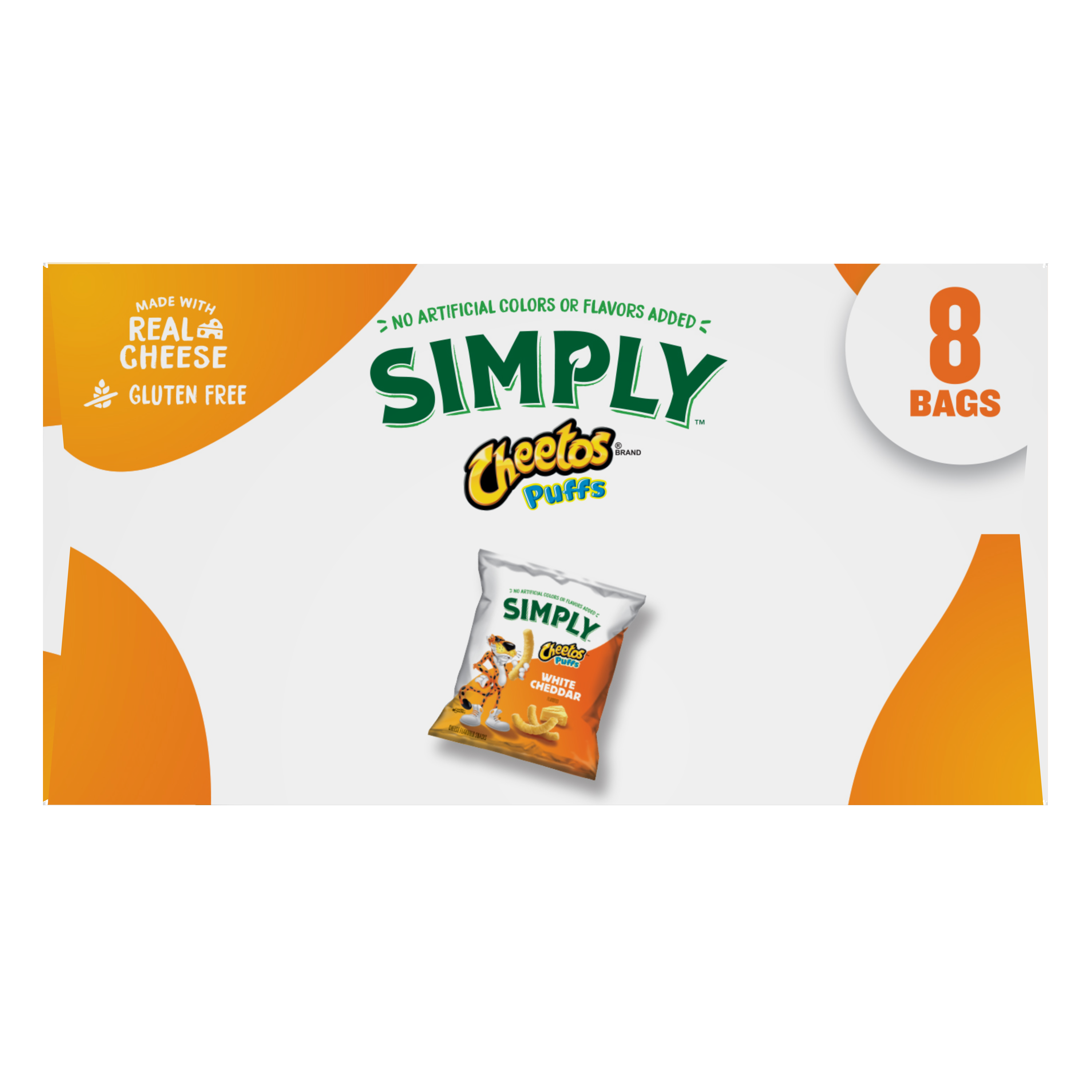 Cheetos, Simply, Puffs, White Cheddar, Cheese Flavored Snacks thumbnail