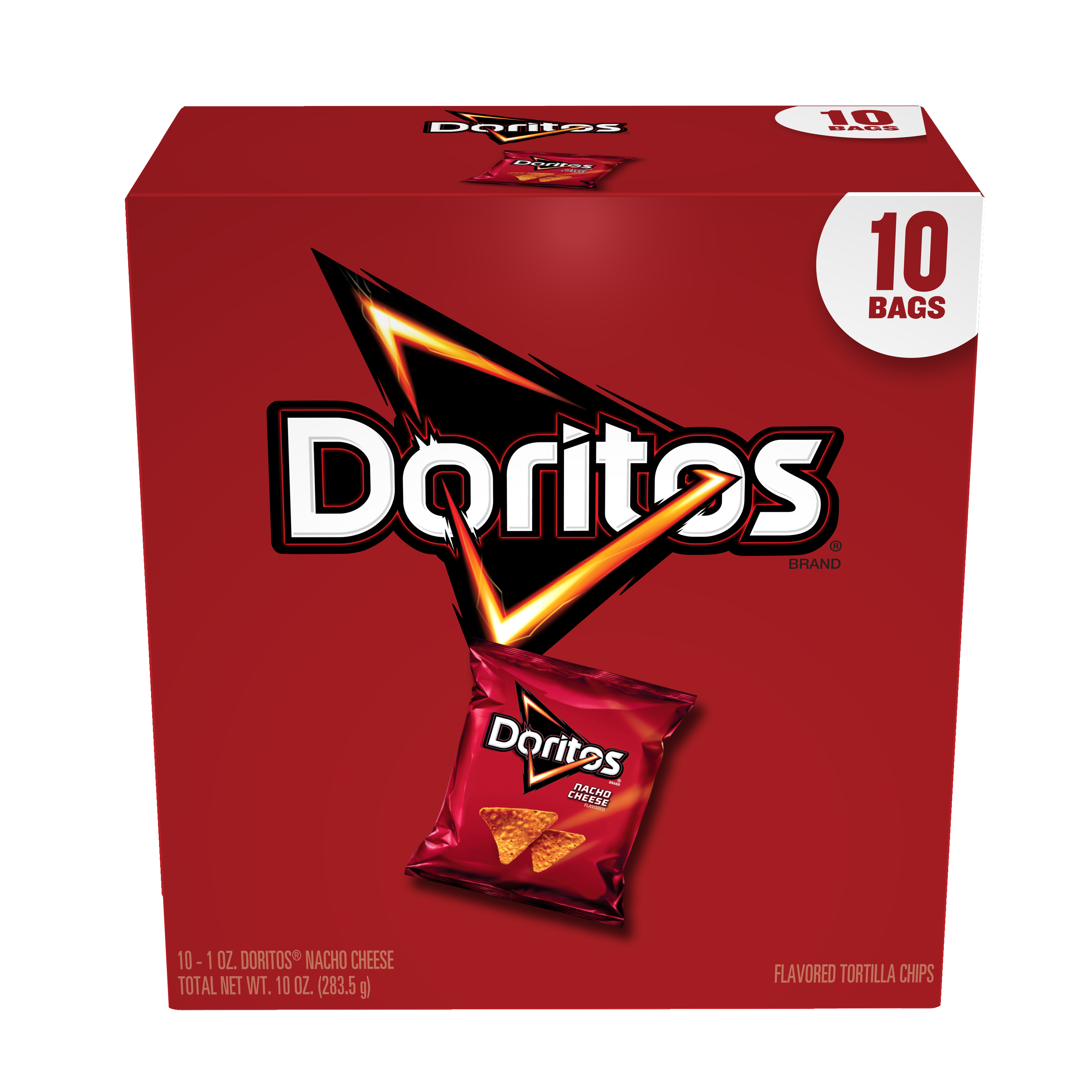 Doritos, Nacho Cheese Flavored, Tortilla Chips