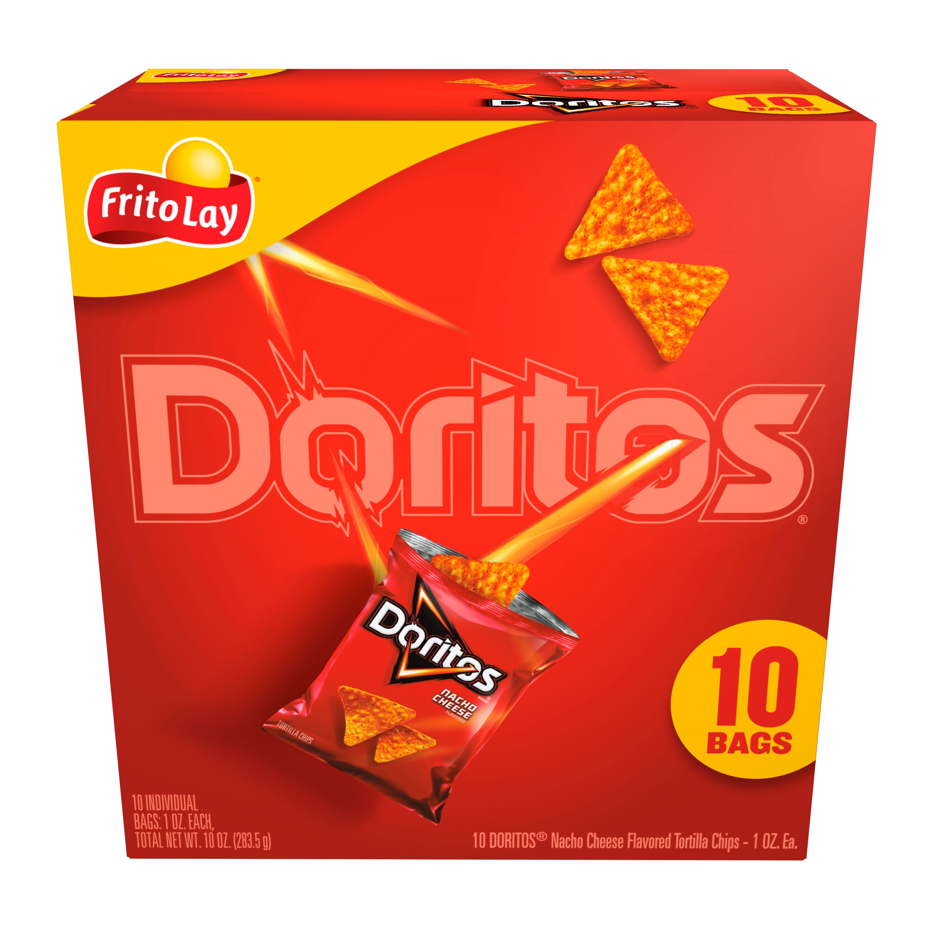 Doritos, Nacho Cheese Flavored, Tortilla Chips thumbnail
