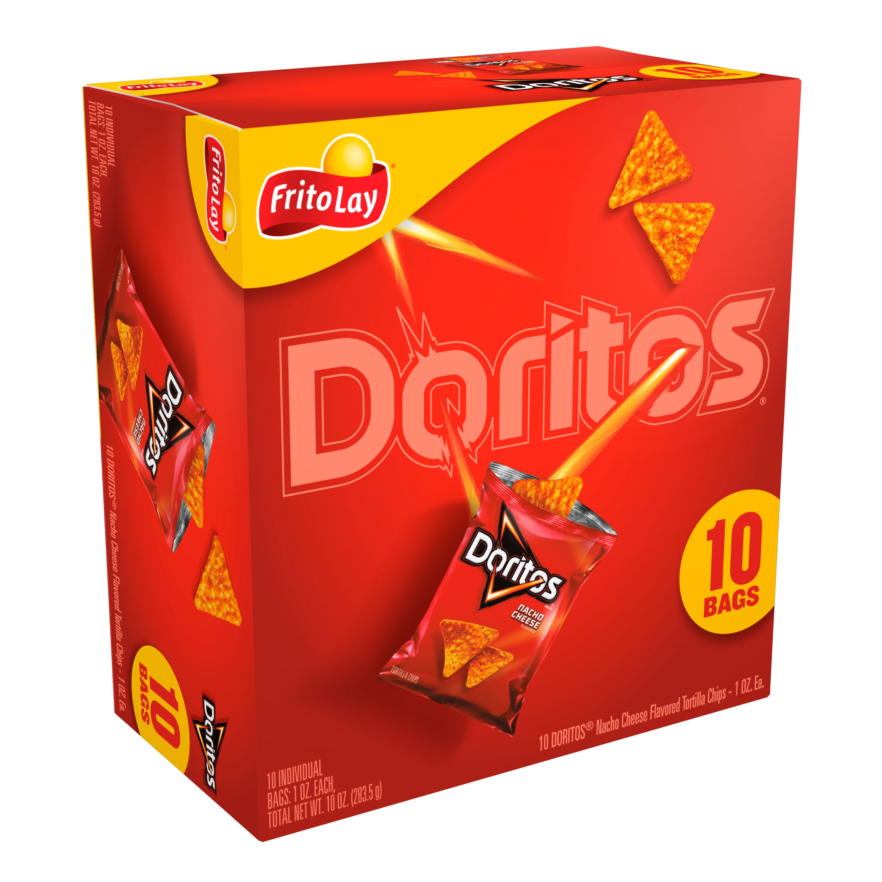 Doritos, Nacho Cheese Flavored, Tortilla Chips thumbnail