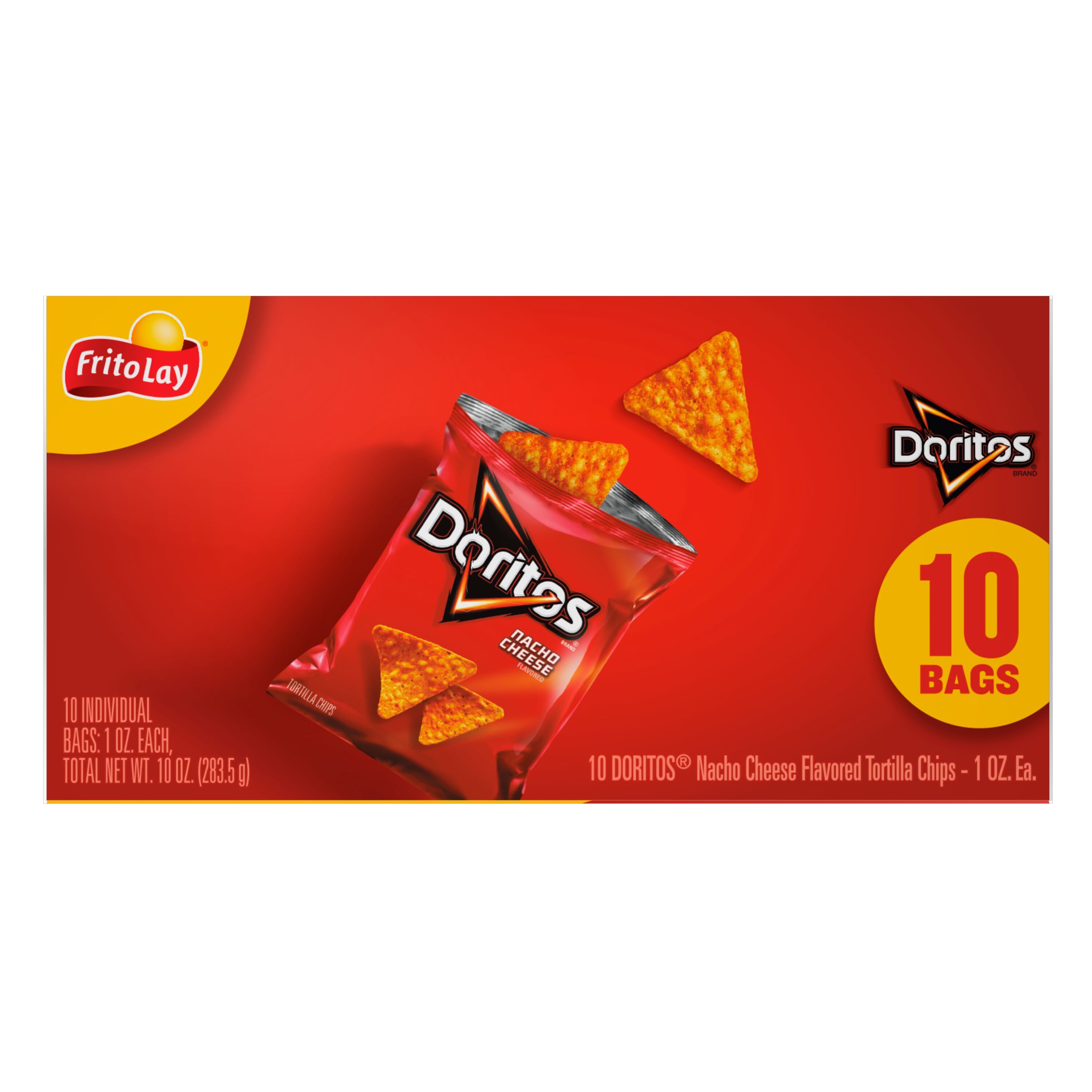 Doritos, Nacho Cheese Flavored, Tortilla Chips thumbnail