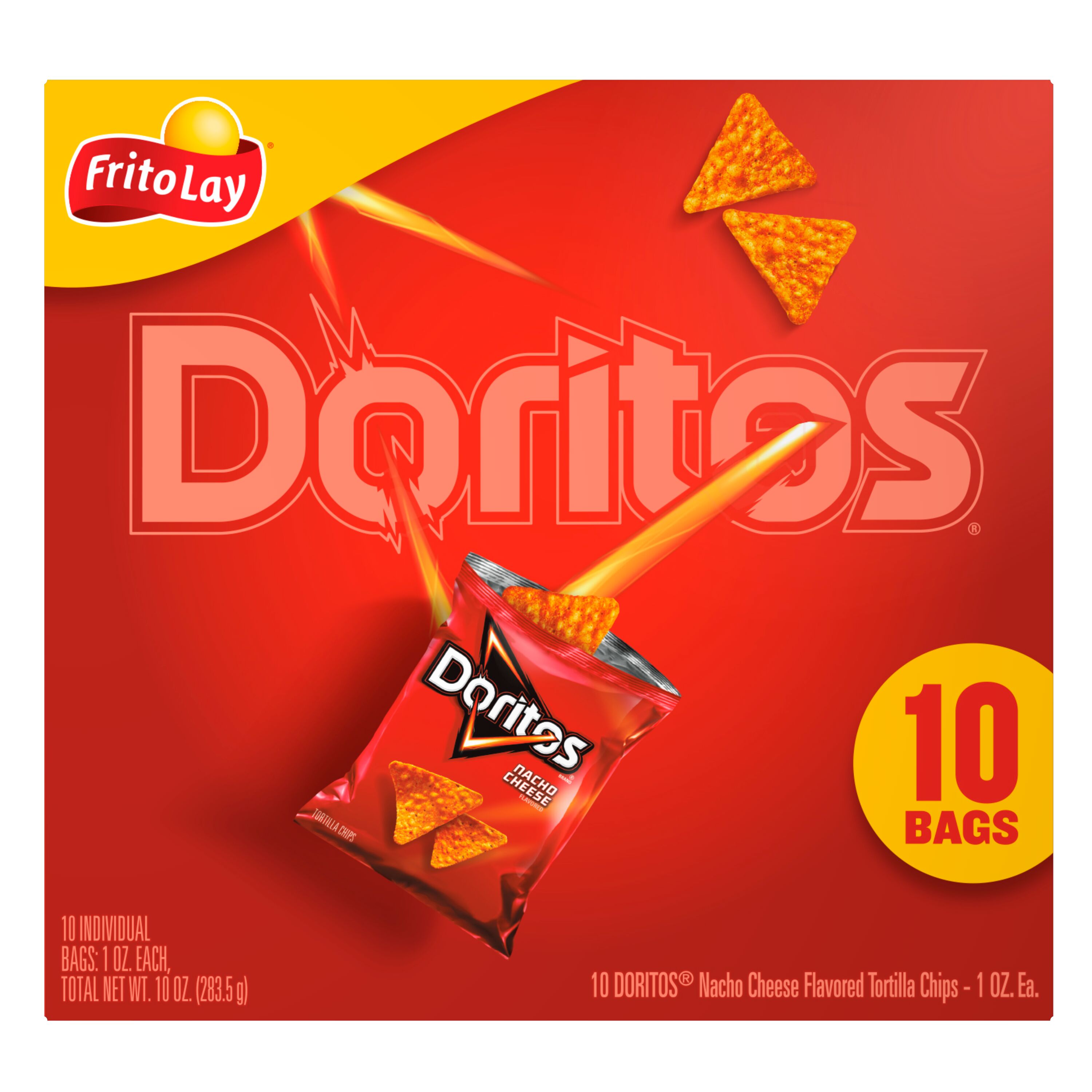 Doritos, Nacho Cheese Flavored, Tortilla Chips thumbnail
