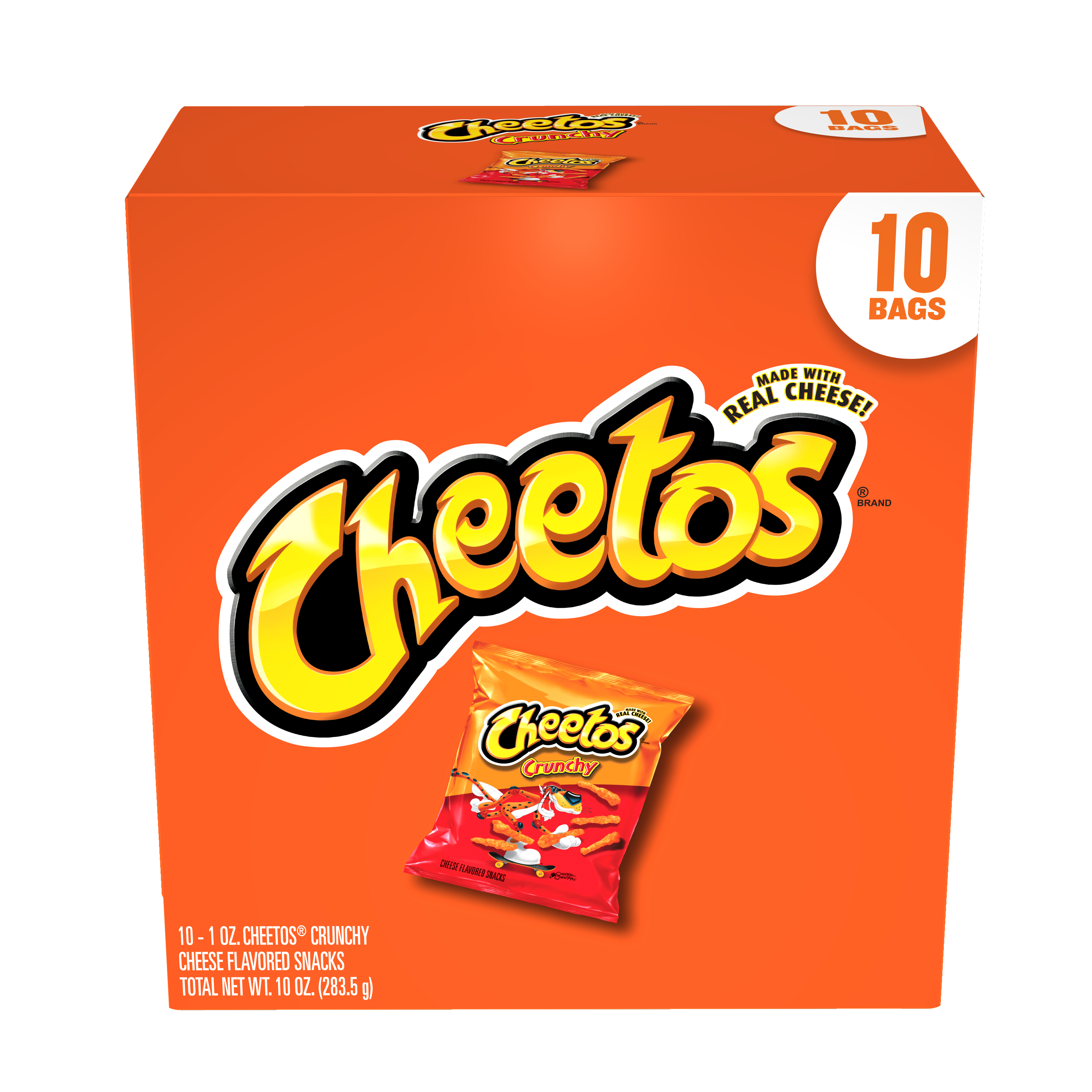 Cheetos, Crunchy, Cheese Flavored Snacks