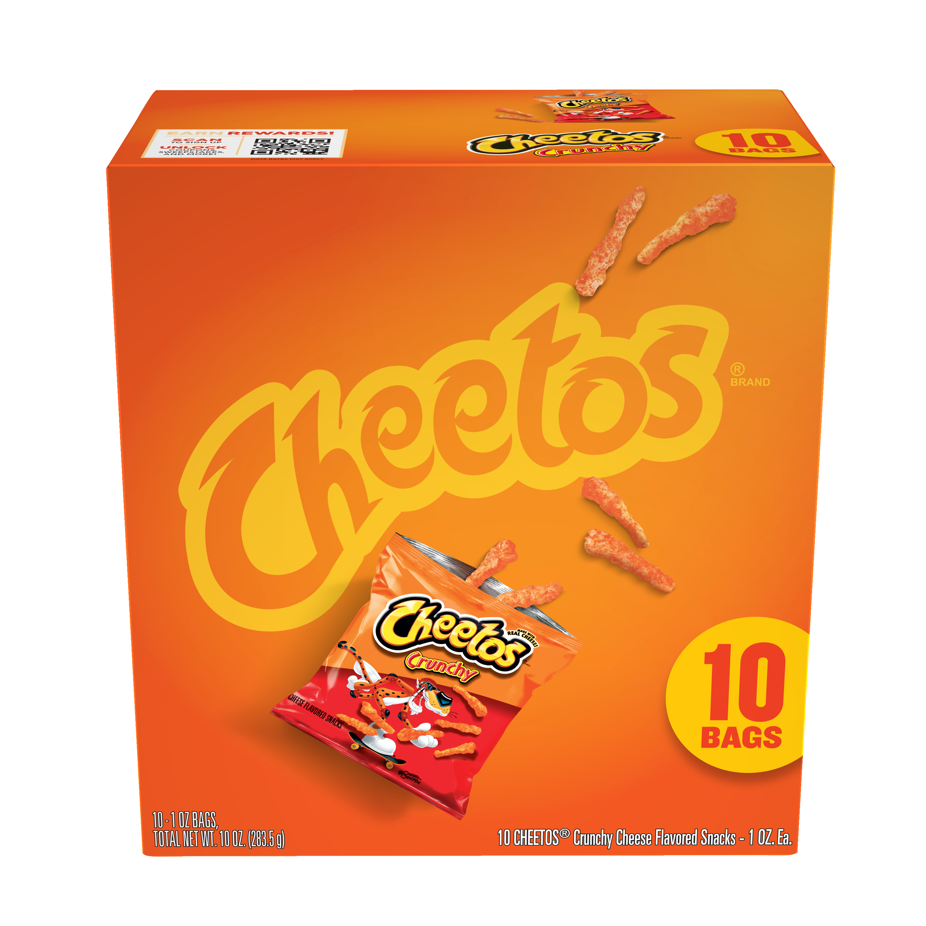 Cheetos, Crunchy, Cheese Flavored Snacks