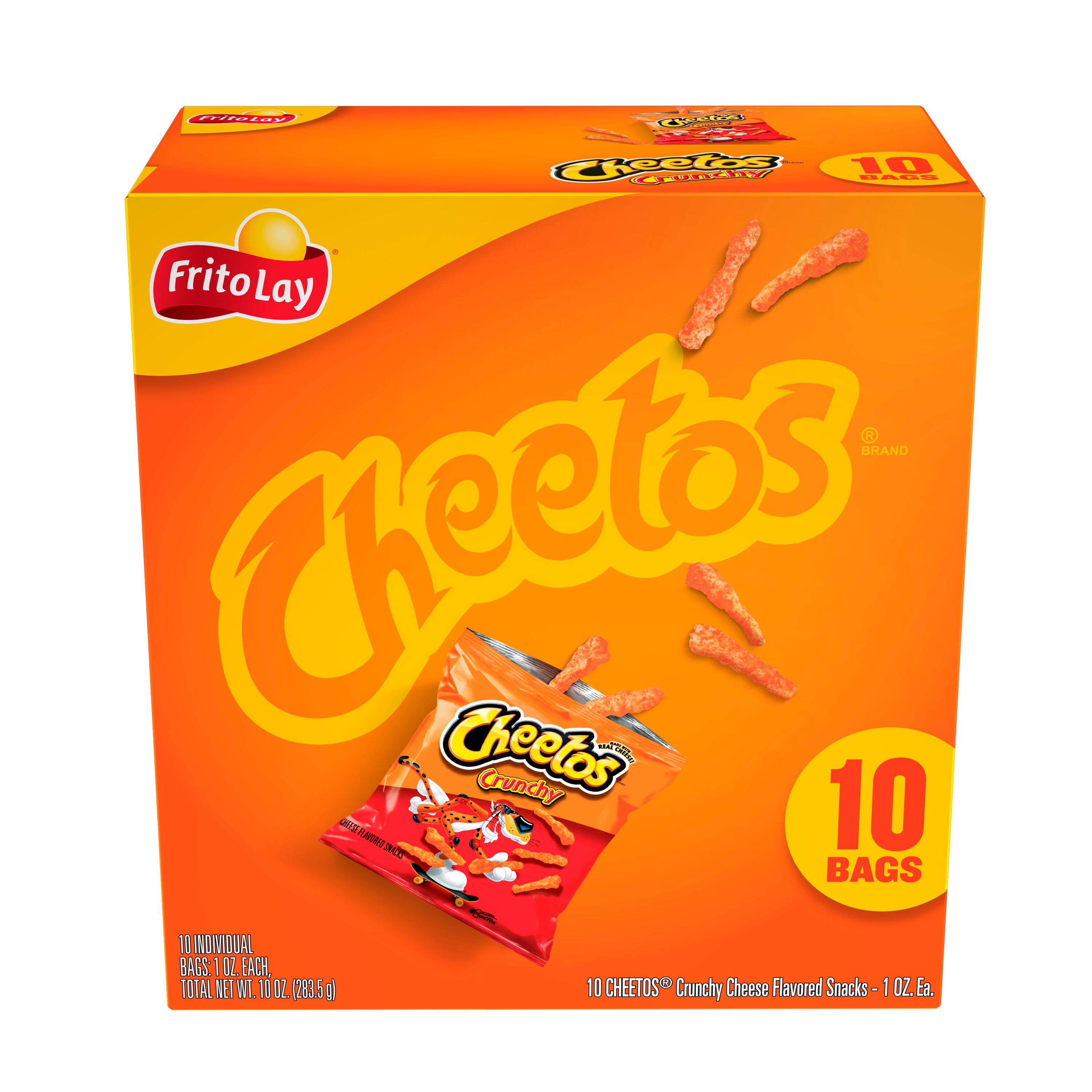 Cheetos, Crunchy, Cheese Flavored Snacks