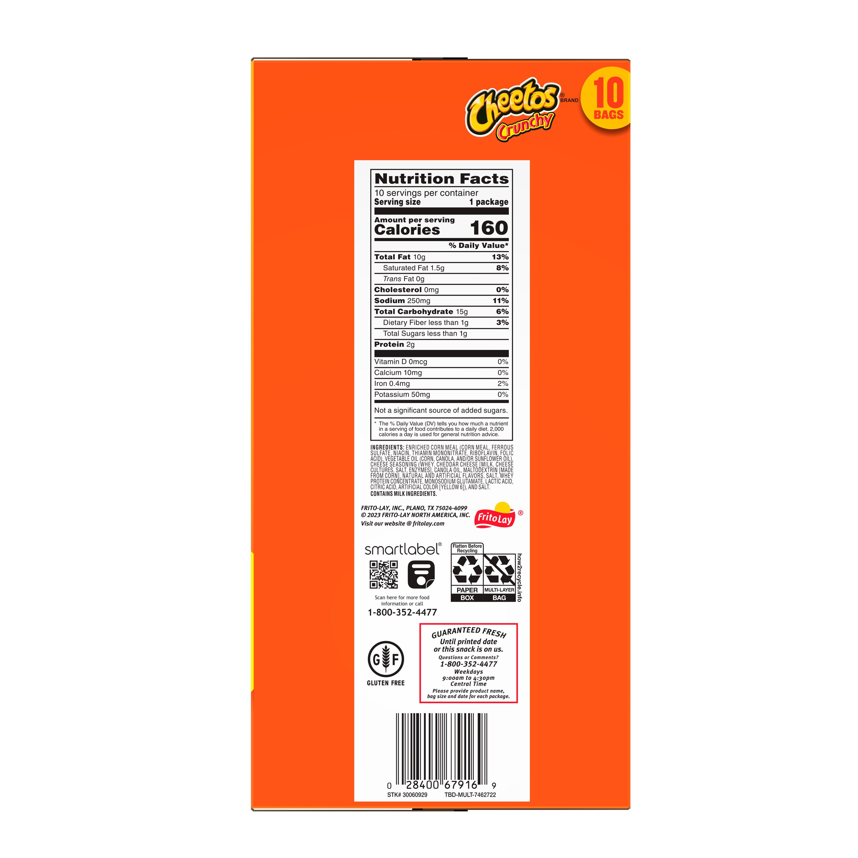Cheetos, Crunchy, Cheese Flavored Snacks thumbnail