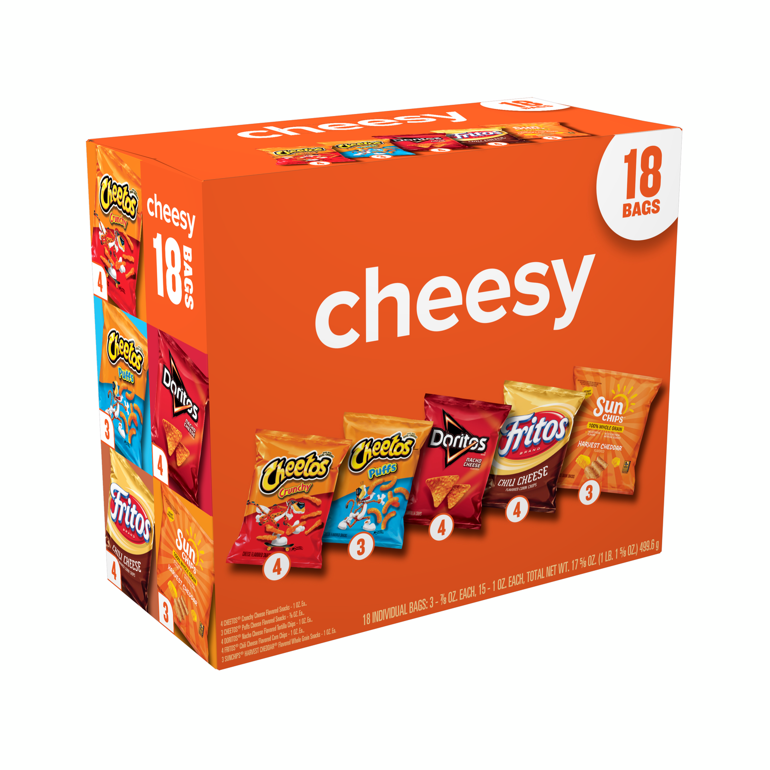 Frito-Lay, Cheesy Mix, Variety Pack