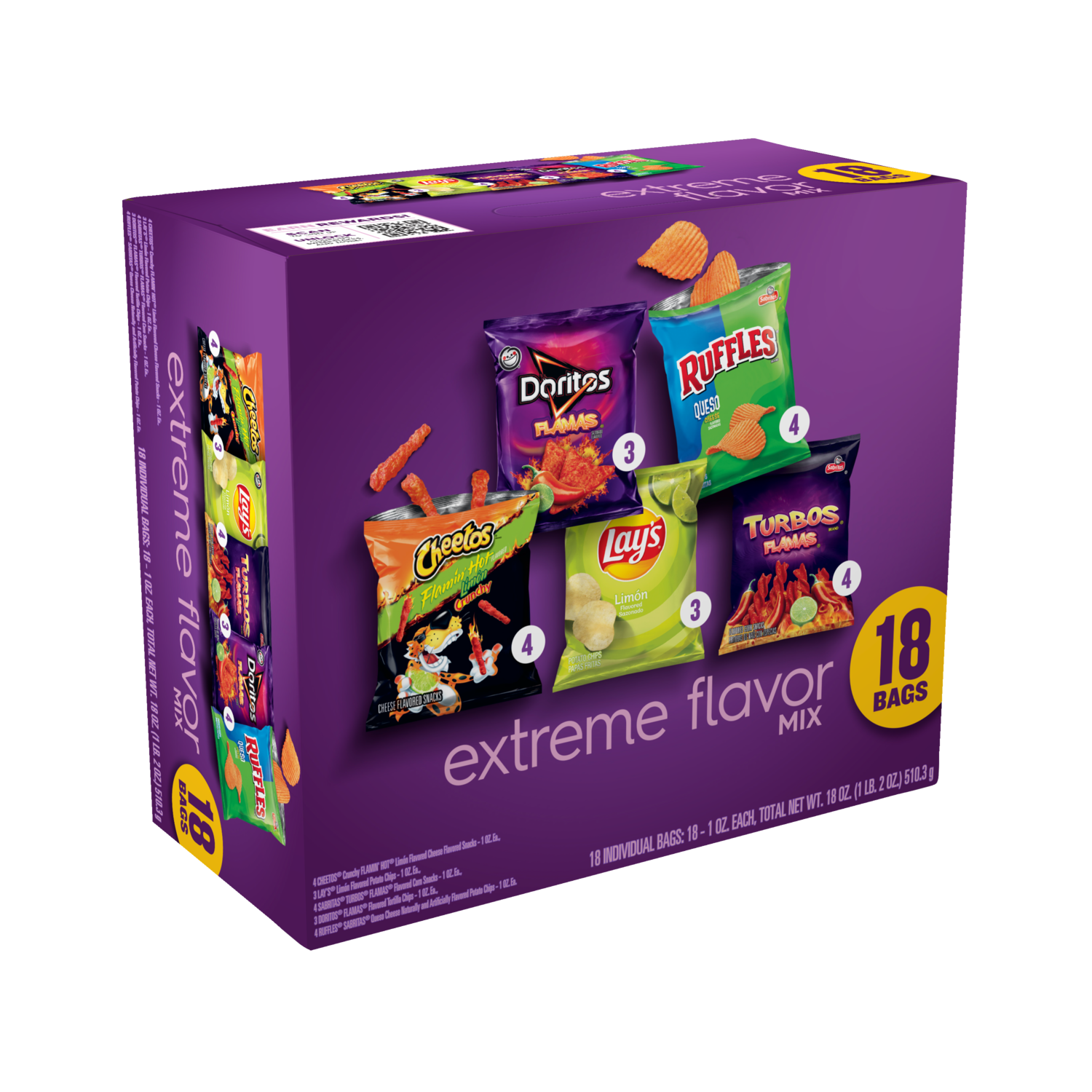 Frito-Lay, Extreme Flavor Mix, Variety Pack