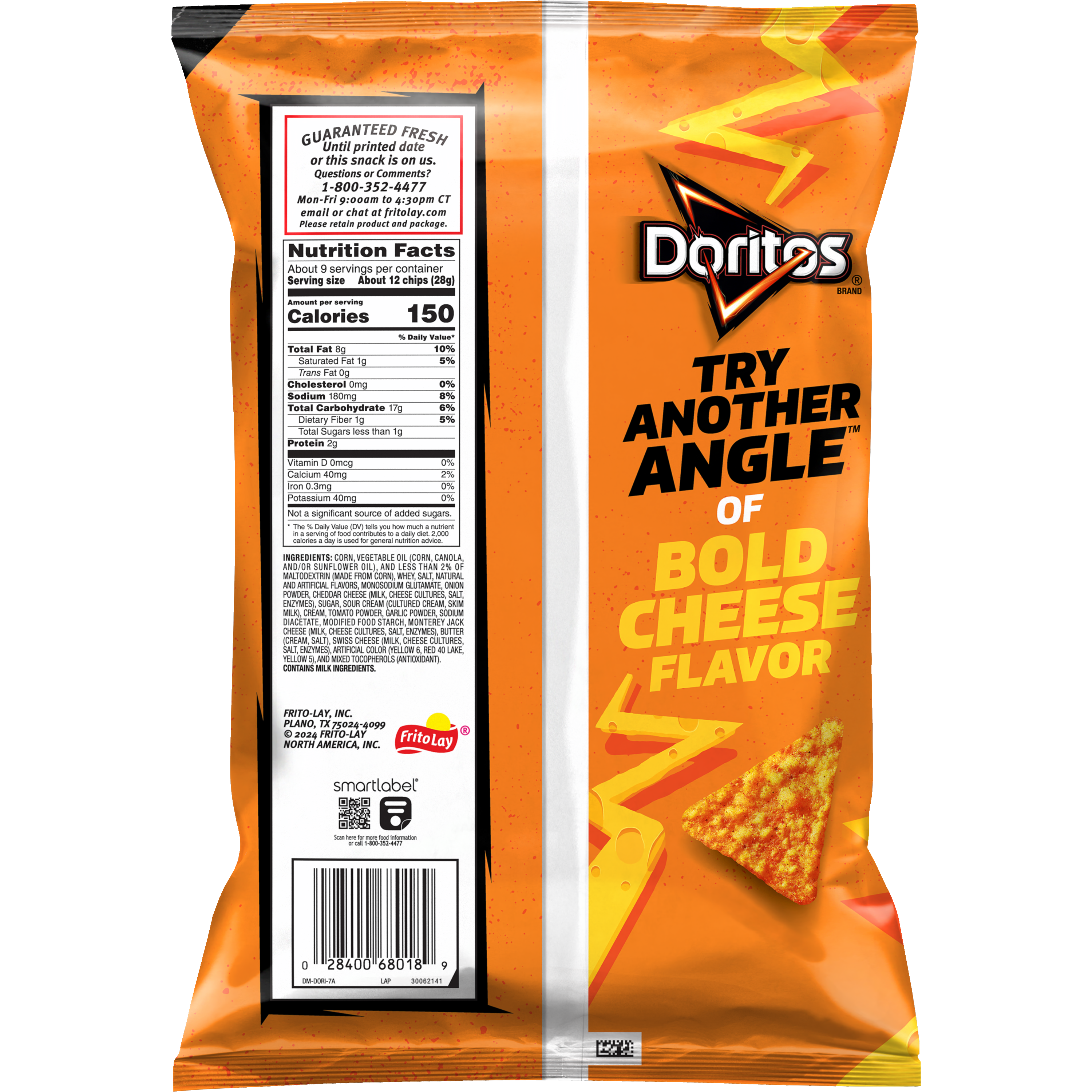 Doritos, Ultimate Cheddar Artificially Flavored, Tortilla Chips thumbnail