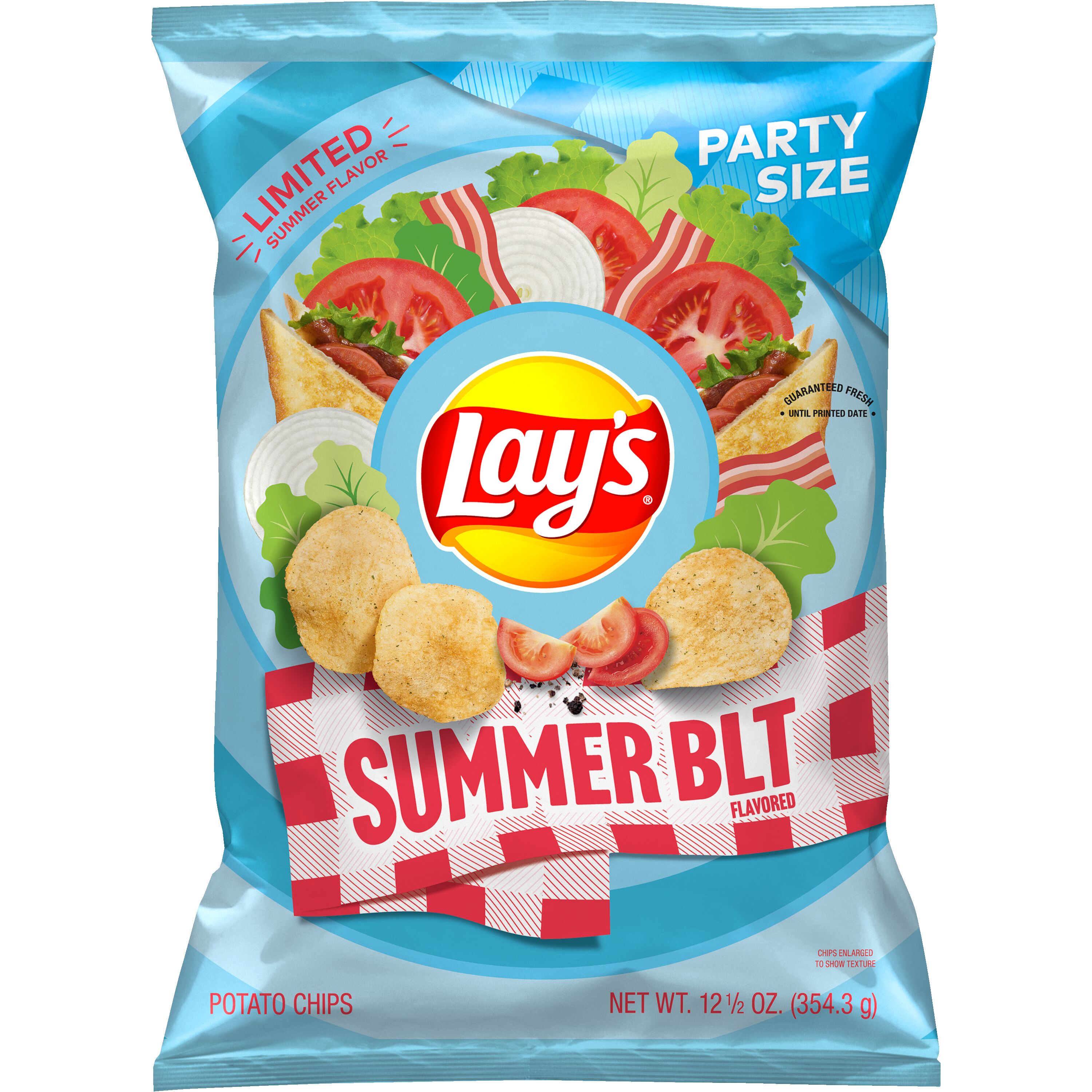 Lay's, Party Size, Summer BLT Flavored, Potato Chips thumbnail