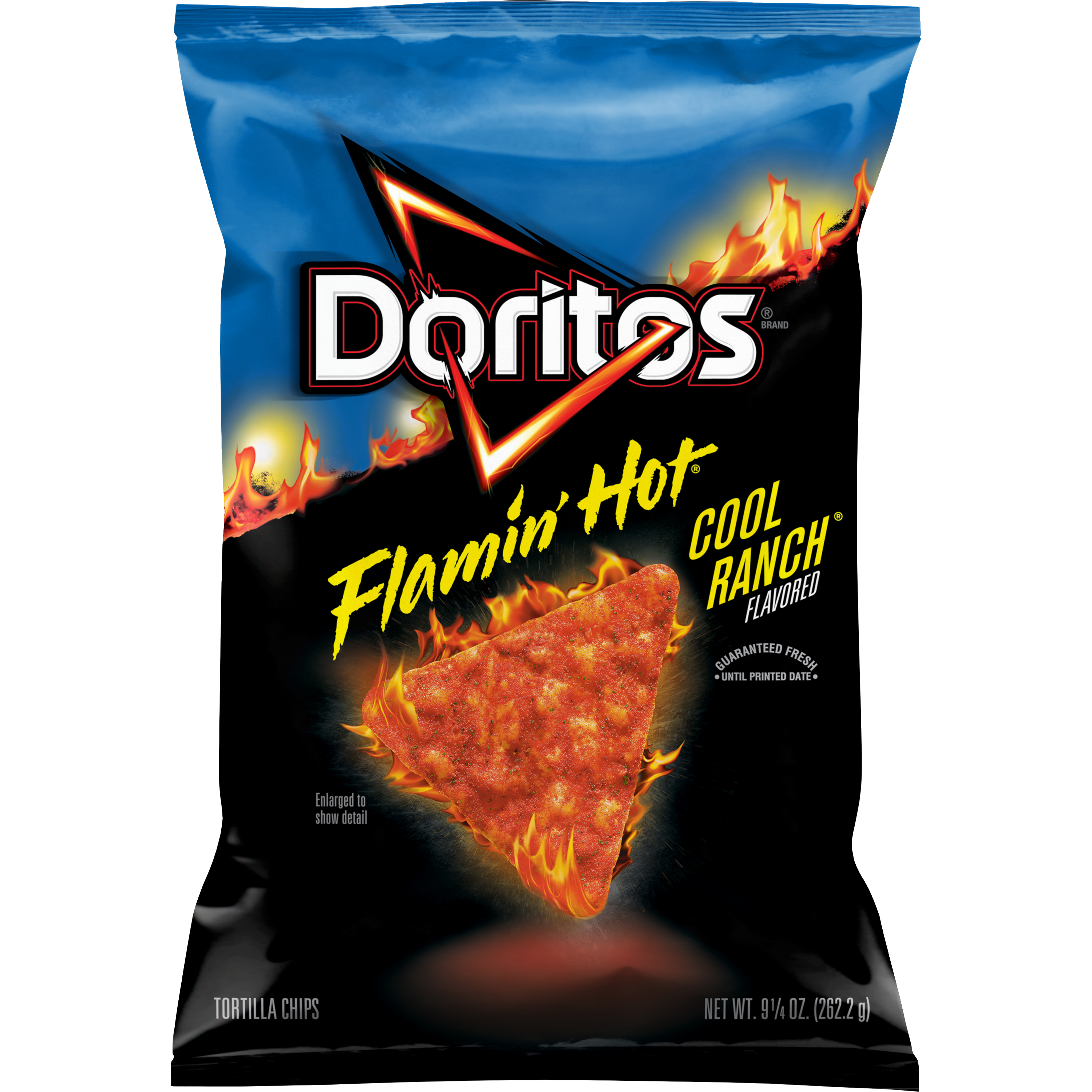Doritos, Flamin' Hot Cool Ranch Flavored, Tortilla Chips
