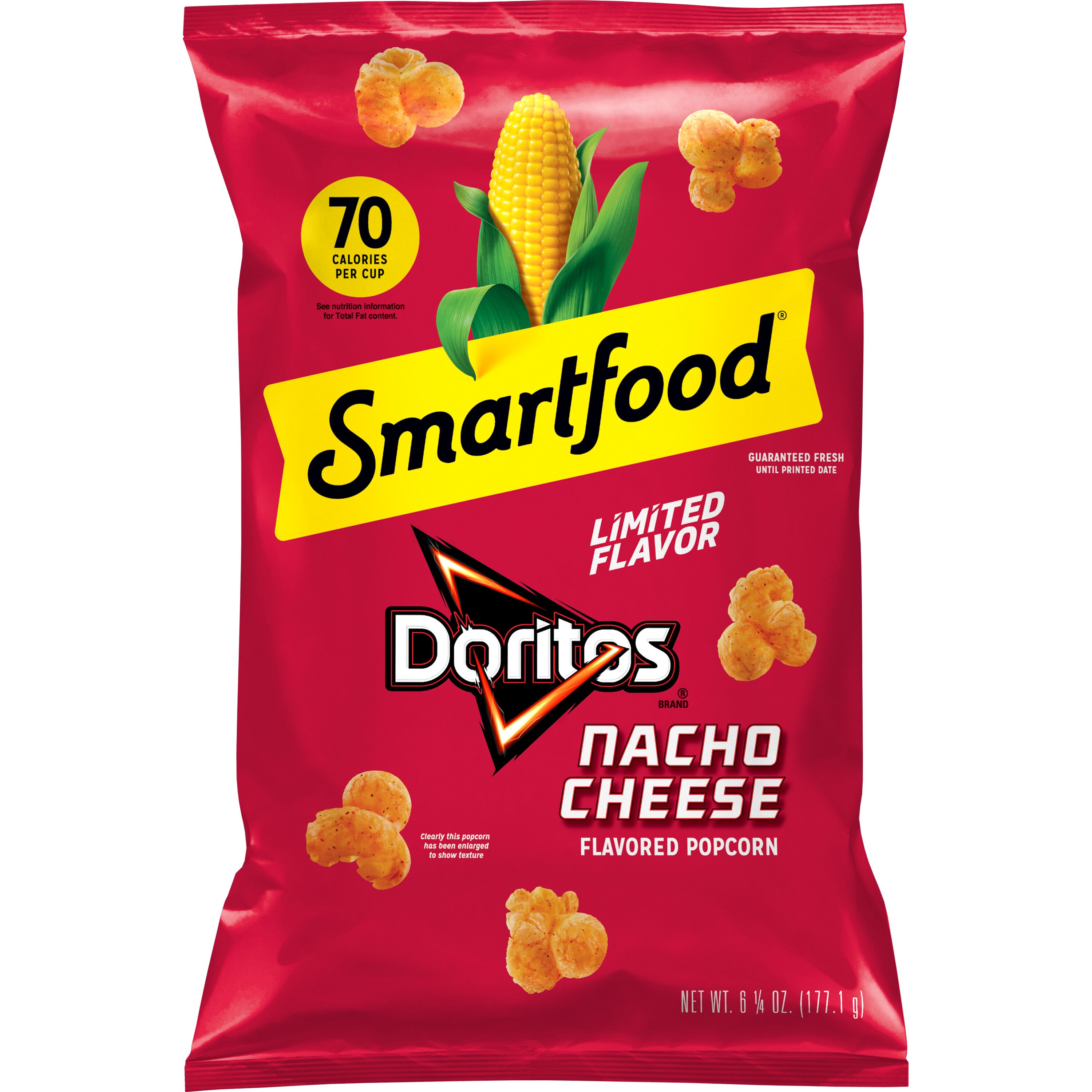 Smartfood, Doritos Nacho Cheese Flavored, Popcorn