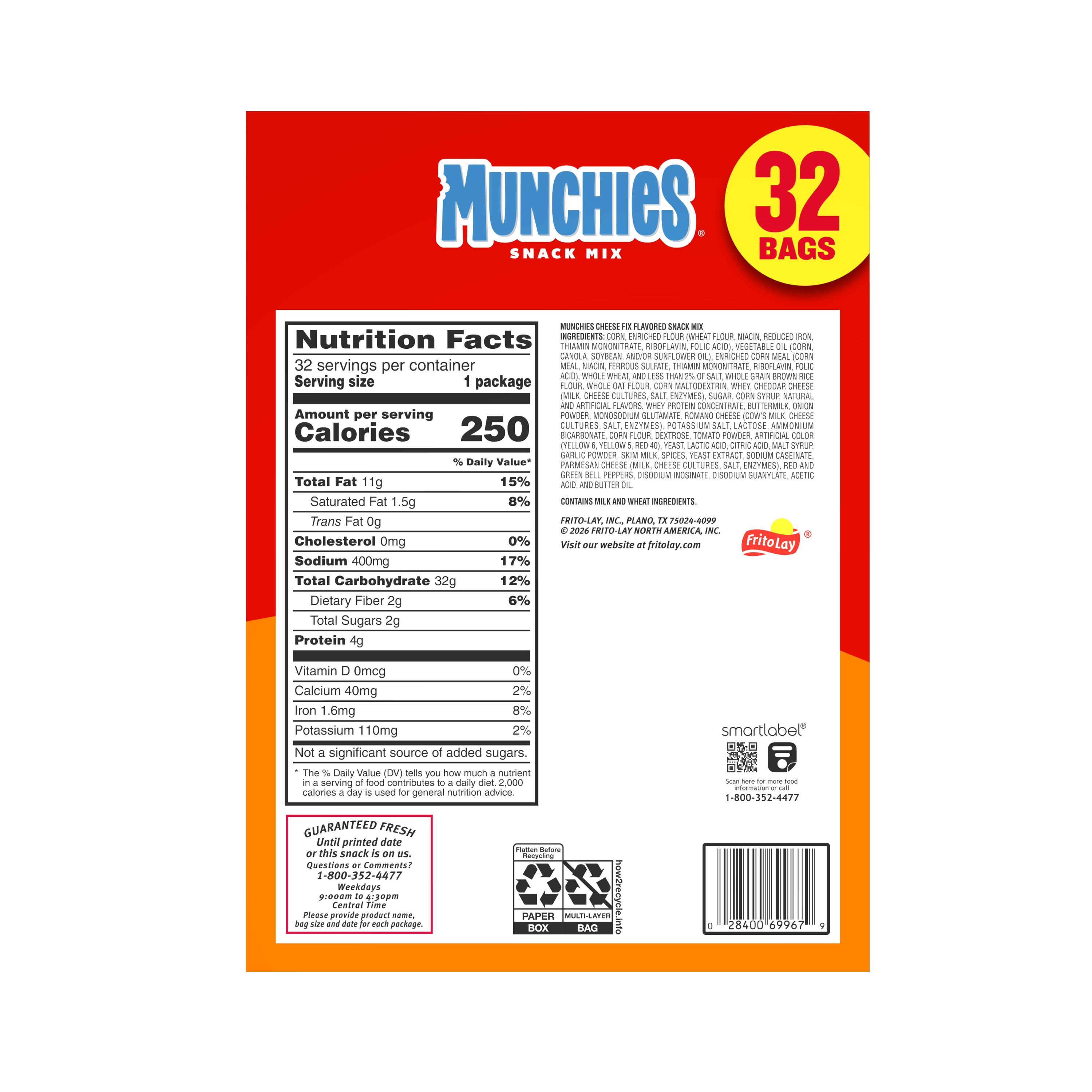 Munchies, Cheese Fix Flavored, Snack Mix thumbnail